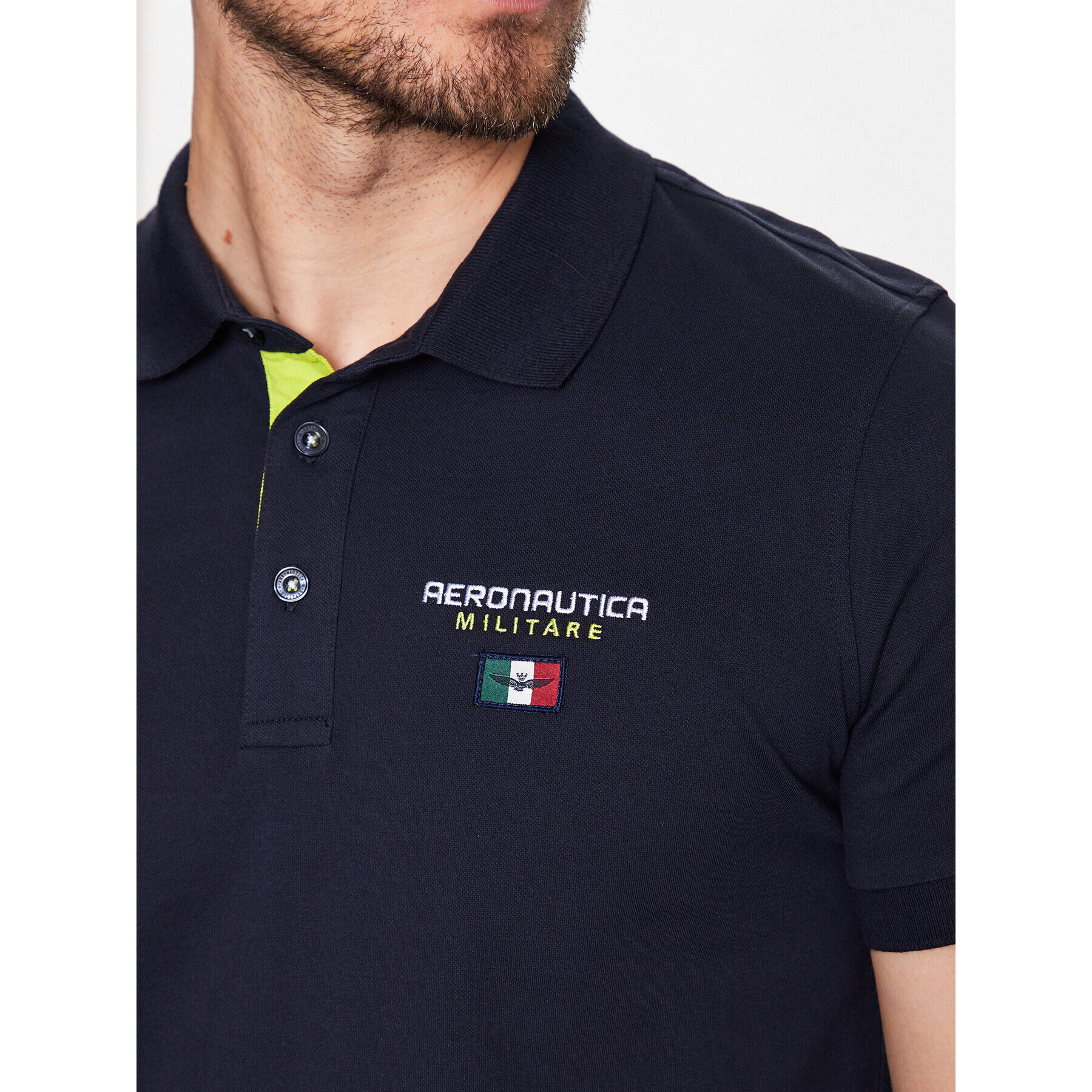 Aeronautica Militare Polokošile 231PO1679P173 Tmavomodrá Regular Fit - Pepit.cz