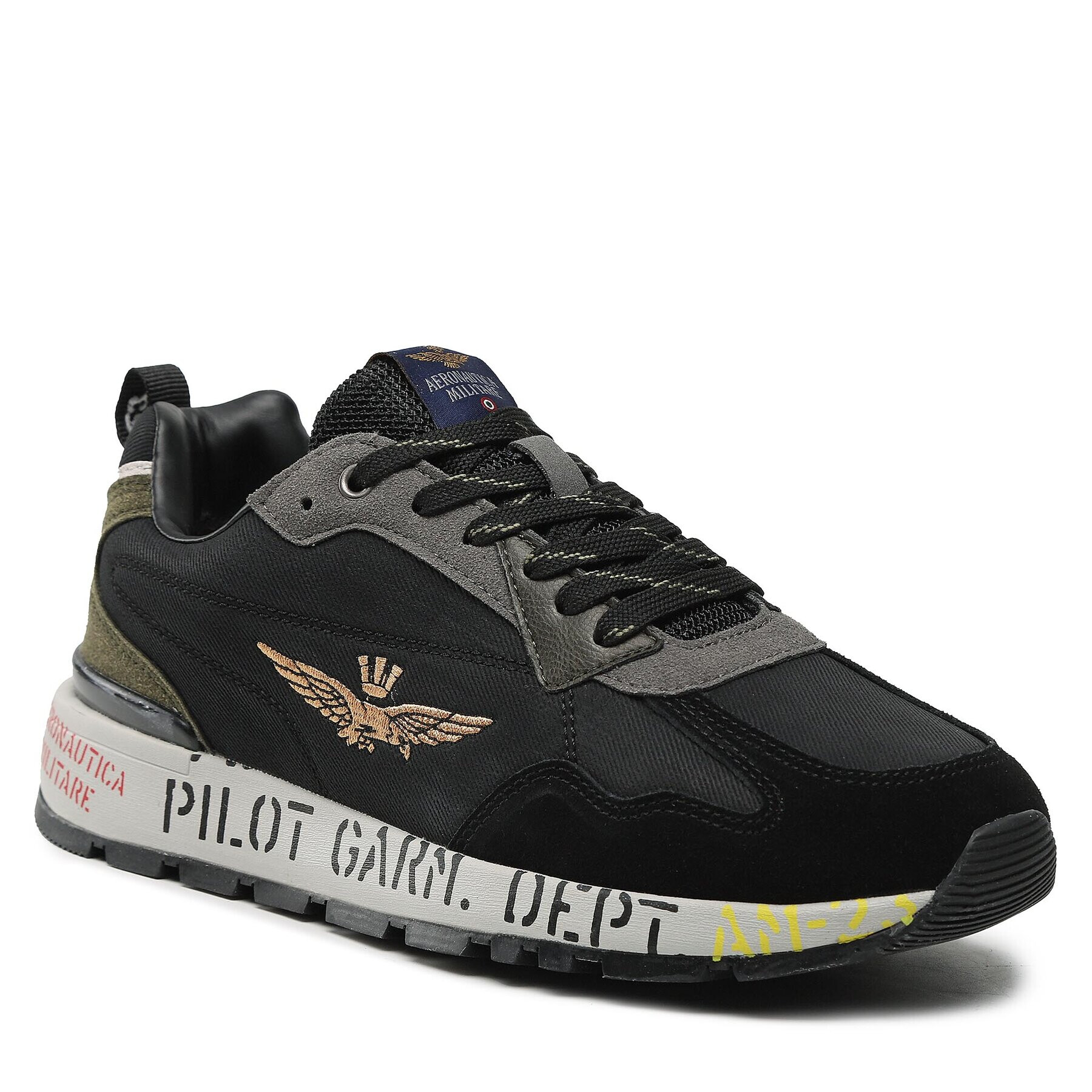 Aeronautica Militare Sneakersy 222SC214CT3059 Černá - Pepit.cz