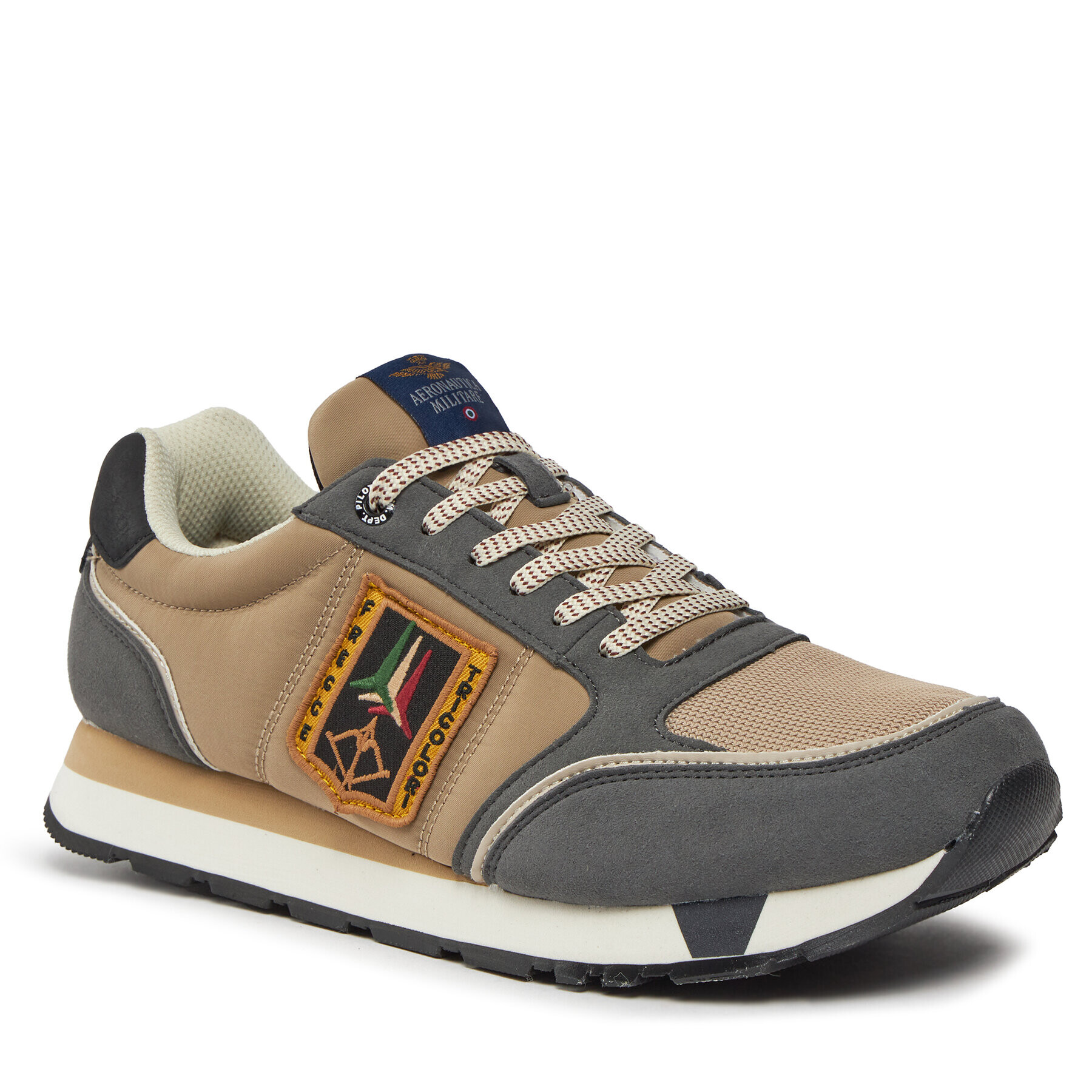 Aeronautica Militare Sneakersy 232SC258CT3222 Béžová - Pepit.cz