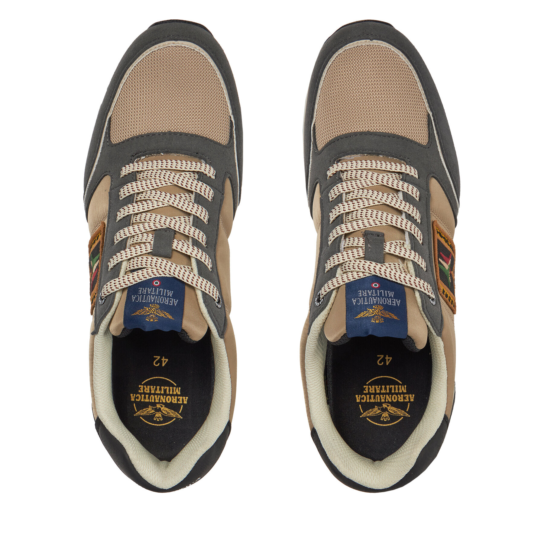 Aeronautica Militare Sneakersy 232SC258CT3222 Béžová - Pepit.cz