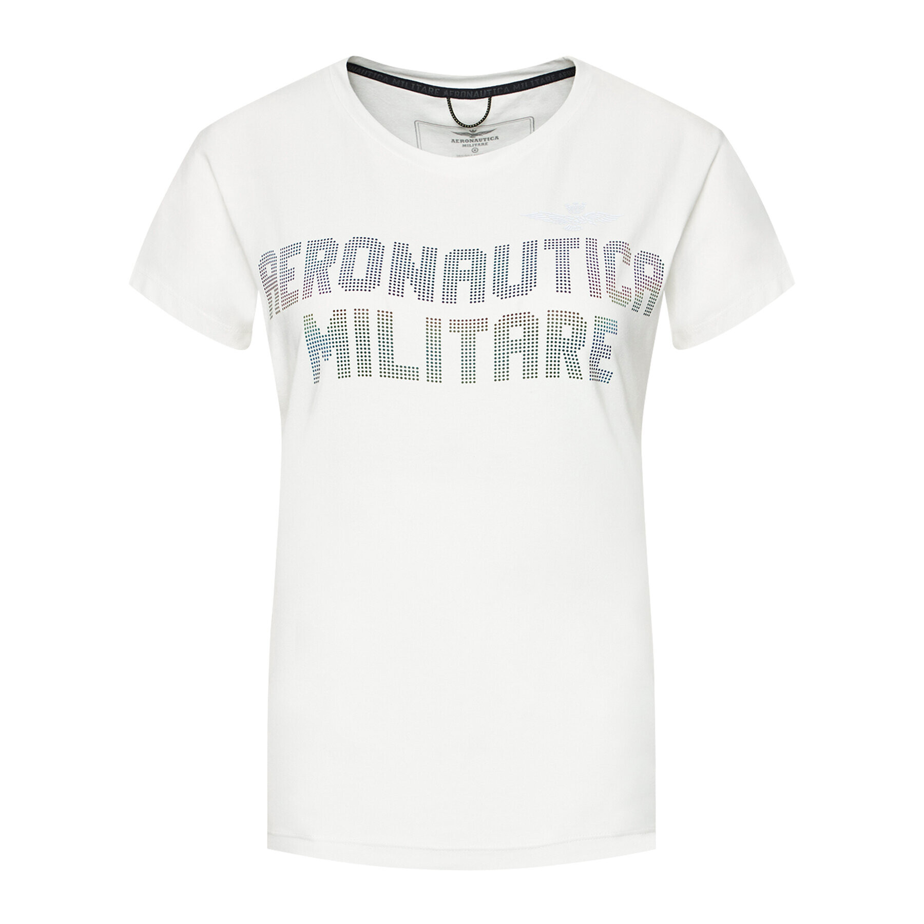 Aeronautica Militare T-Shirt 211TS1849DJ485 Bílá Slim Fit - Pepit.cz