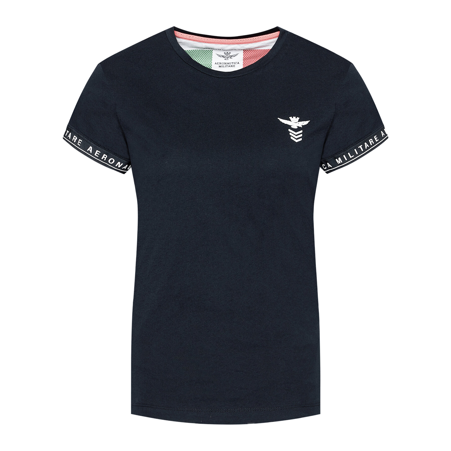 Aeronautica Militare T-Shirt 211TS1873DJ510 Tmavomodrá Regular Fit - Pepit.cz