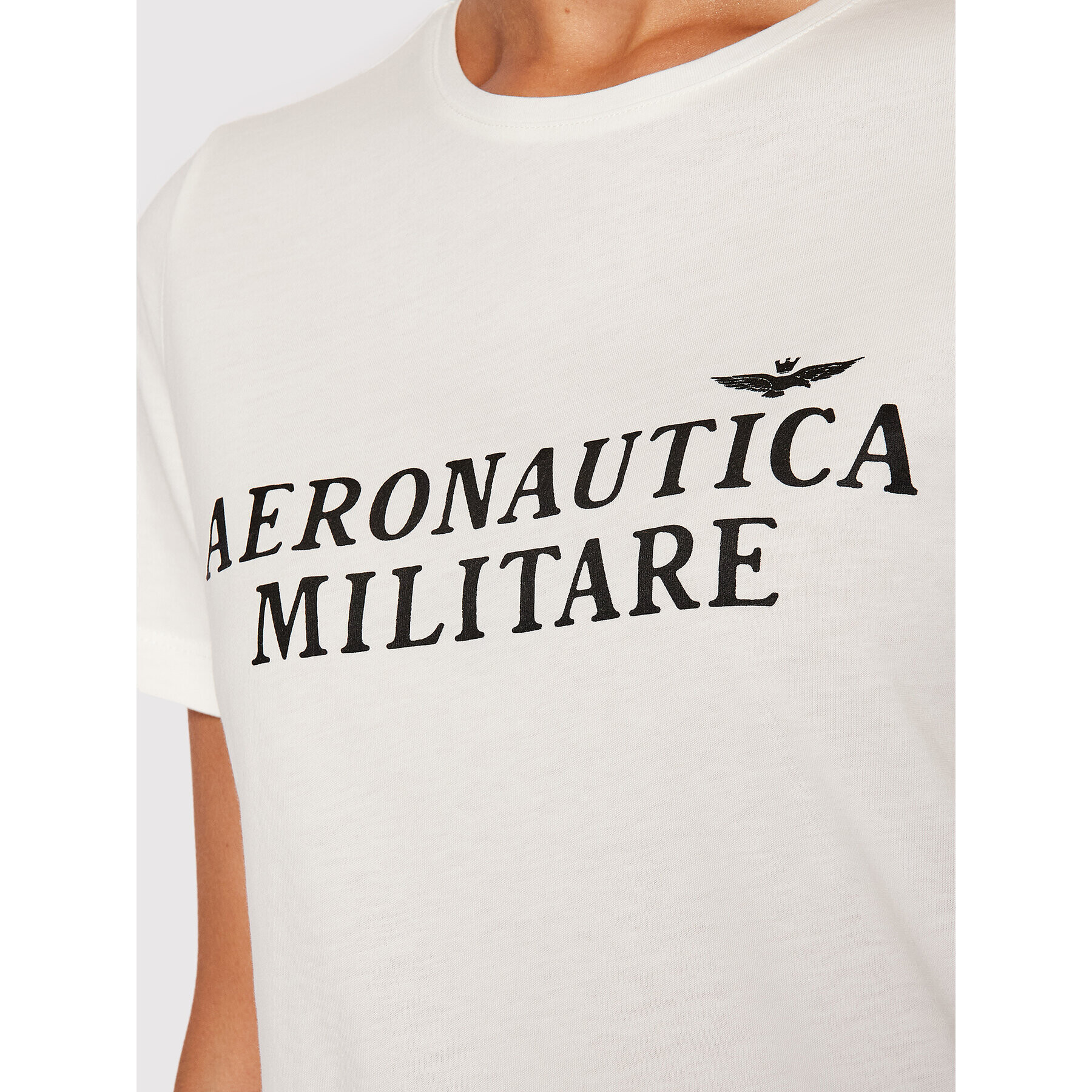 Aeronautica Militare T-Shirt 212TS1914DJ496 Bílá Regular Fit - Pepit.cz