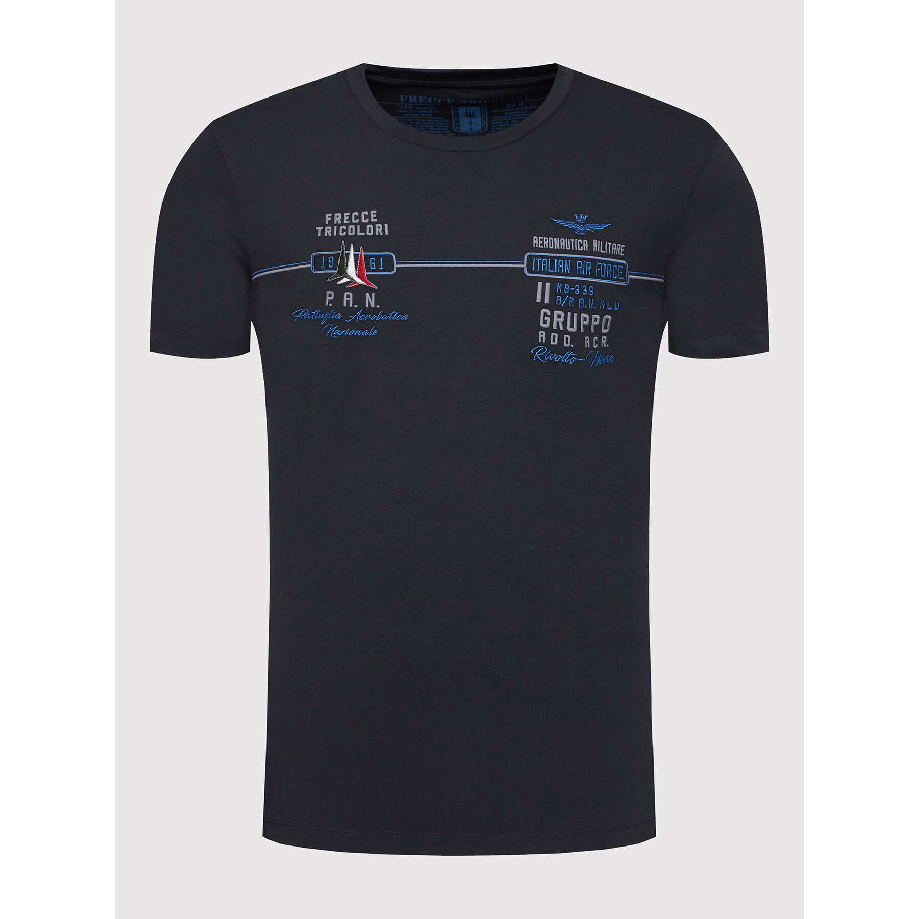 Aeronautica Militare T-Shirt 221TS1941J534 Tmavomodrá Regular Fit - Pepit.cz