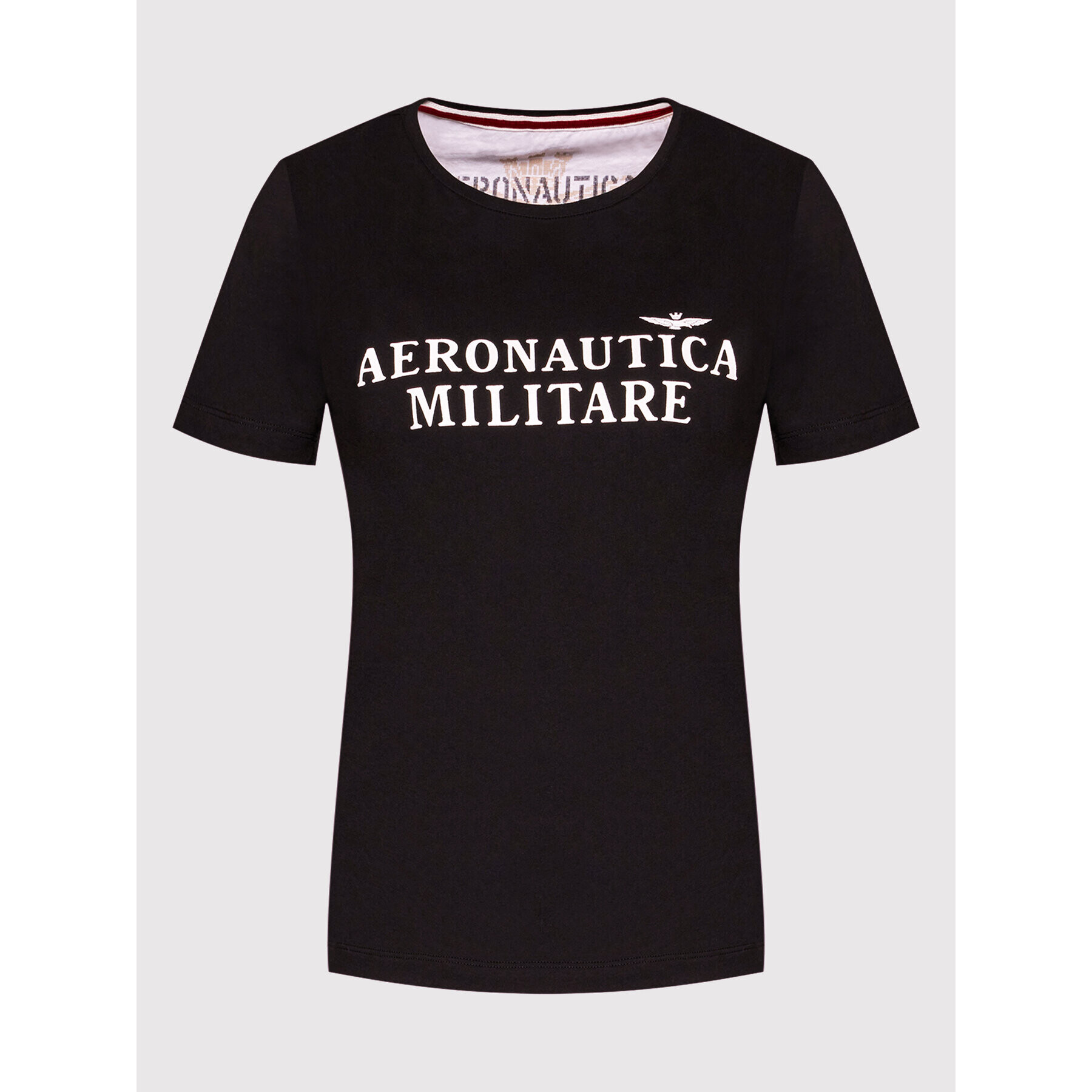 Aeronautica Militare T-Shirt 221TS1983DJ510 Černá Regular Fit - Pepit.cz