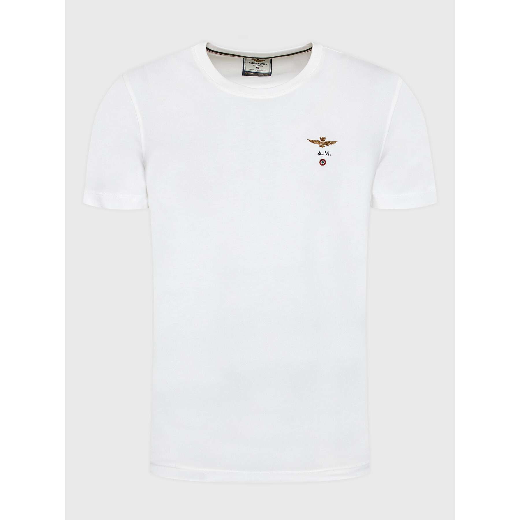 Aeronautica Militare T-Shirt 222TS1580J372 Bílá Regular Fit - Pepit.cz