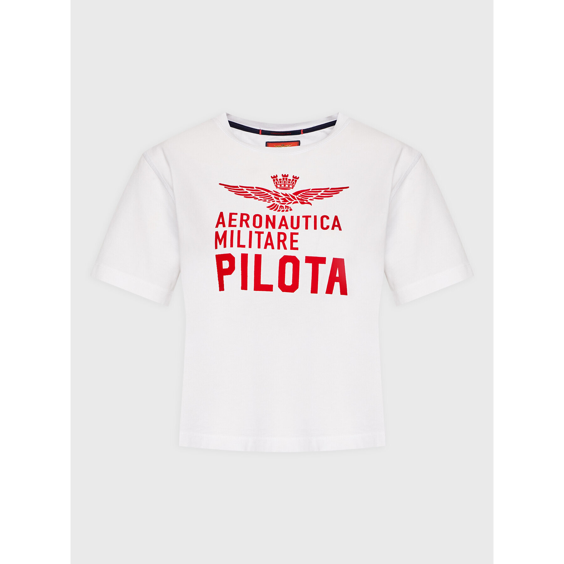 Aeronautica Militare T-Shirt 222TS1990DJ550 Bílá Regular Fit - Pepit.cz