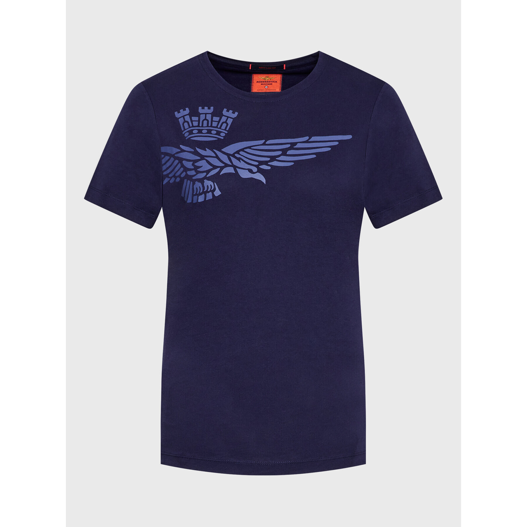 Aeronautica Militare T-Shirt 222TS1992DJ550 Tmavomodrá Regular Fit - Pepit.cz