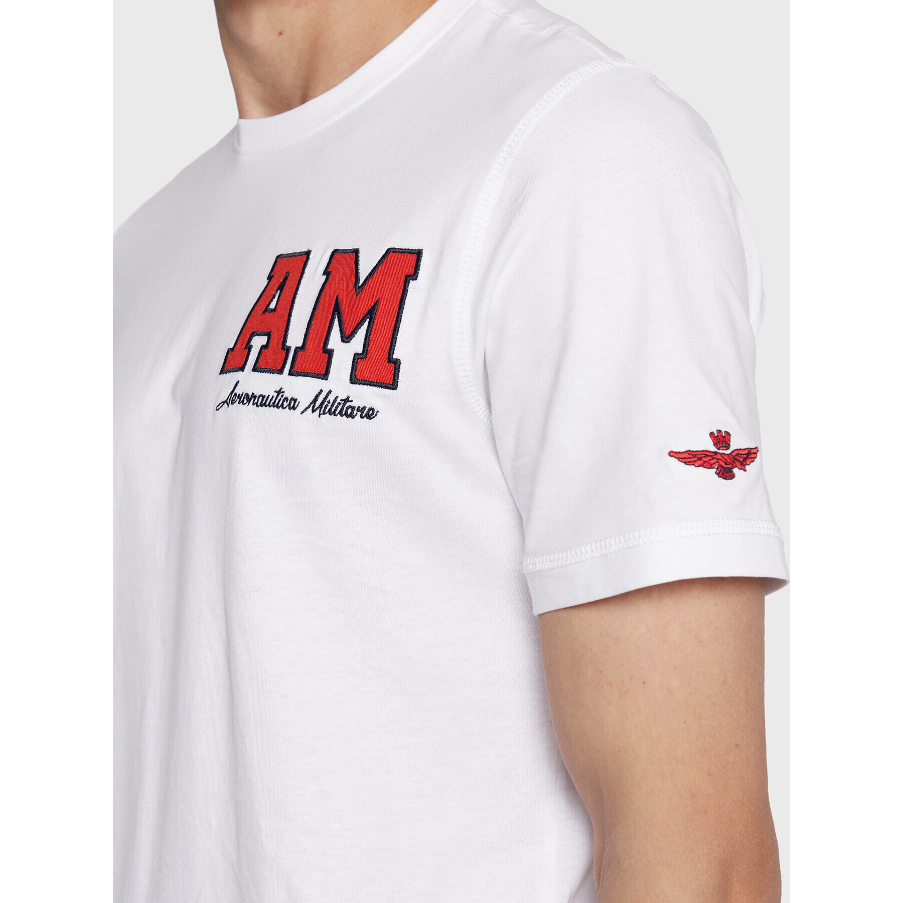 Aeronautica Militare T-Shirt 222TS2022J568 Bílá Regular Fit - Pepit.cz