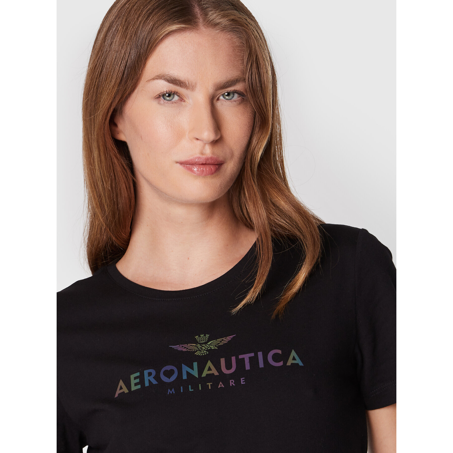 Aeronautica Militare T-Shirt 222TS2031DJ496 Černá Regular Fit - Pepit.cz