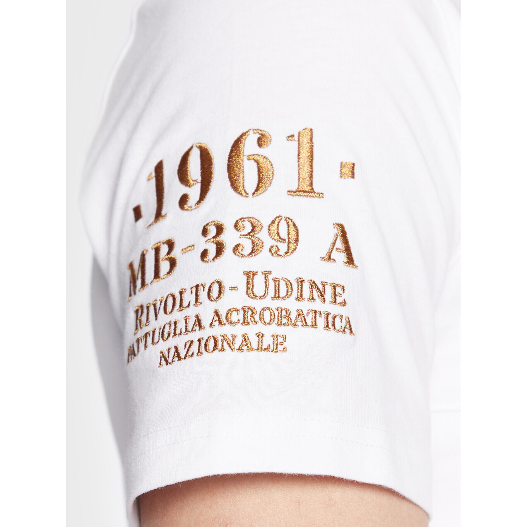 Aeronautica Militare T-Shirt 222TS2066J558 Bílá Regular Fit - Pepit.cz