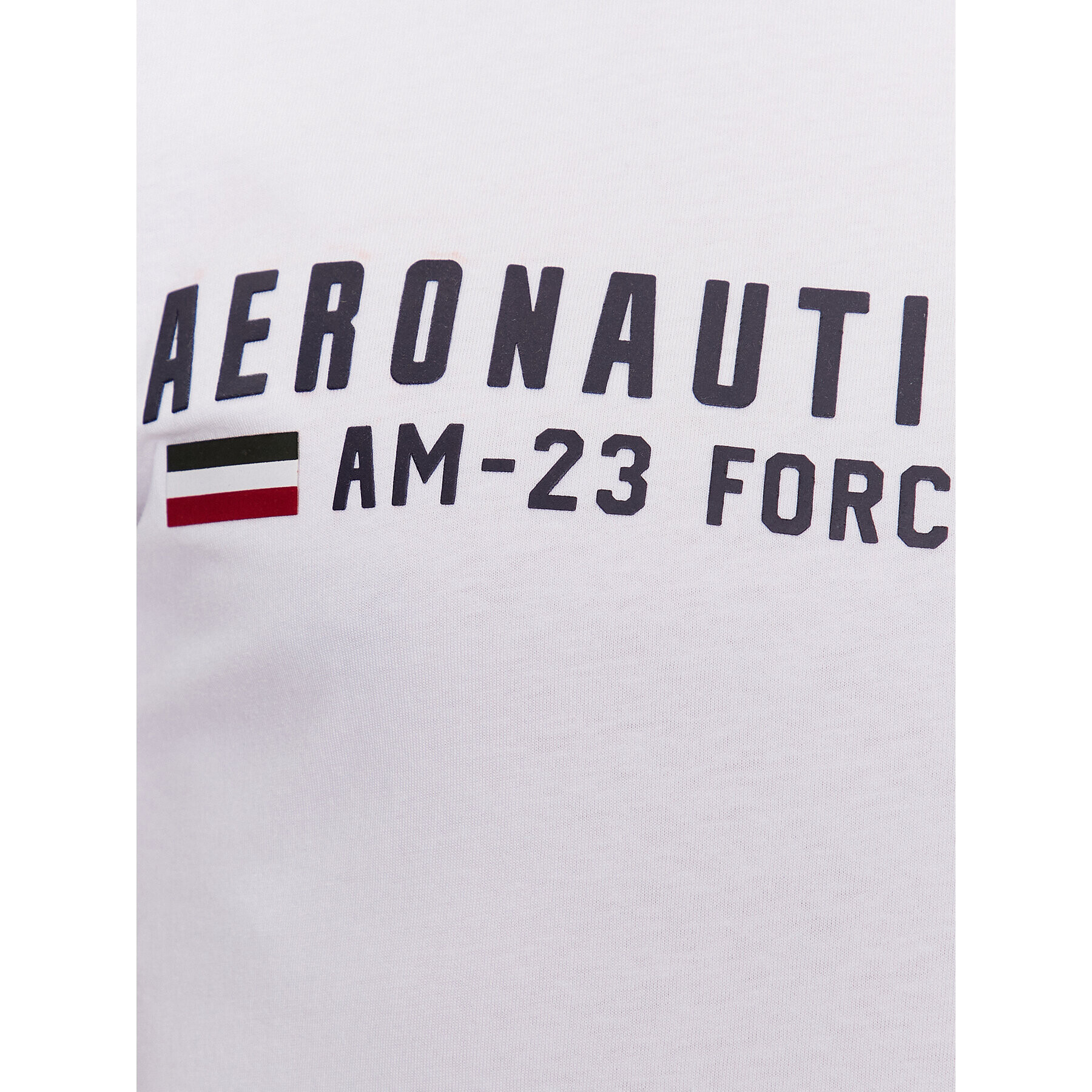 Aeronautica Militare T-Shirt 231TS1942J538 Bílá Regular Fit - Pepit.cz