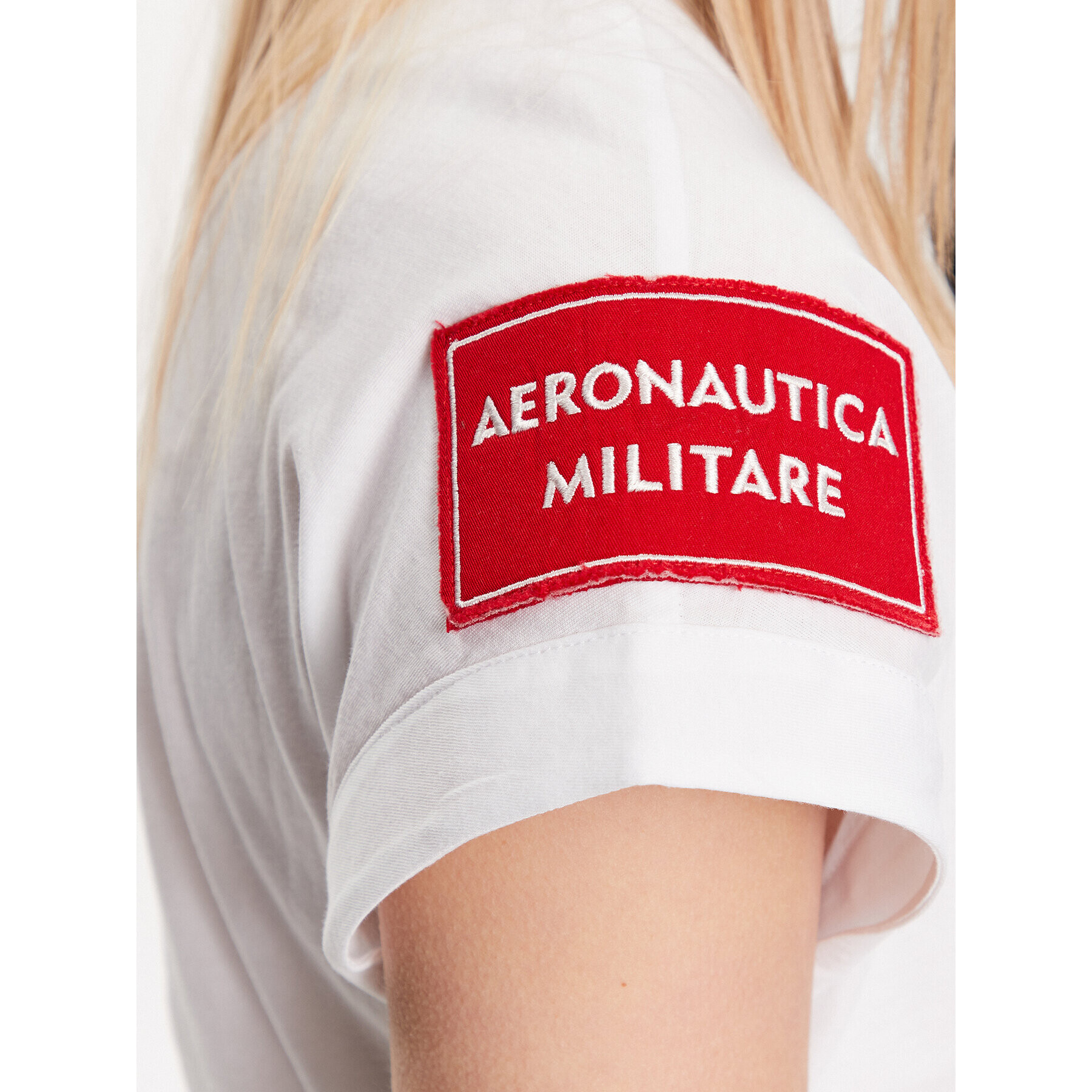 Aeronautica Militare T-Shirt 231TS2060DJ510 Bílá Regular Fit - Pepit.cz