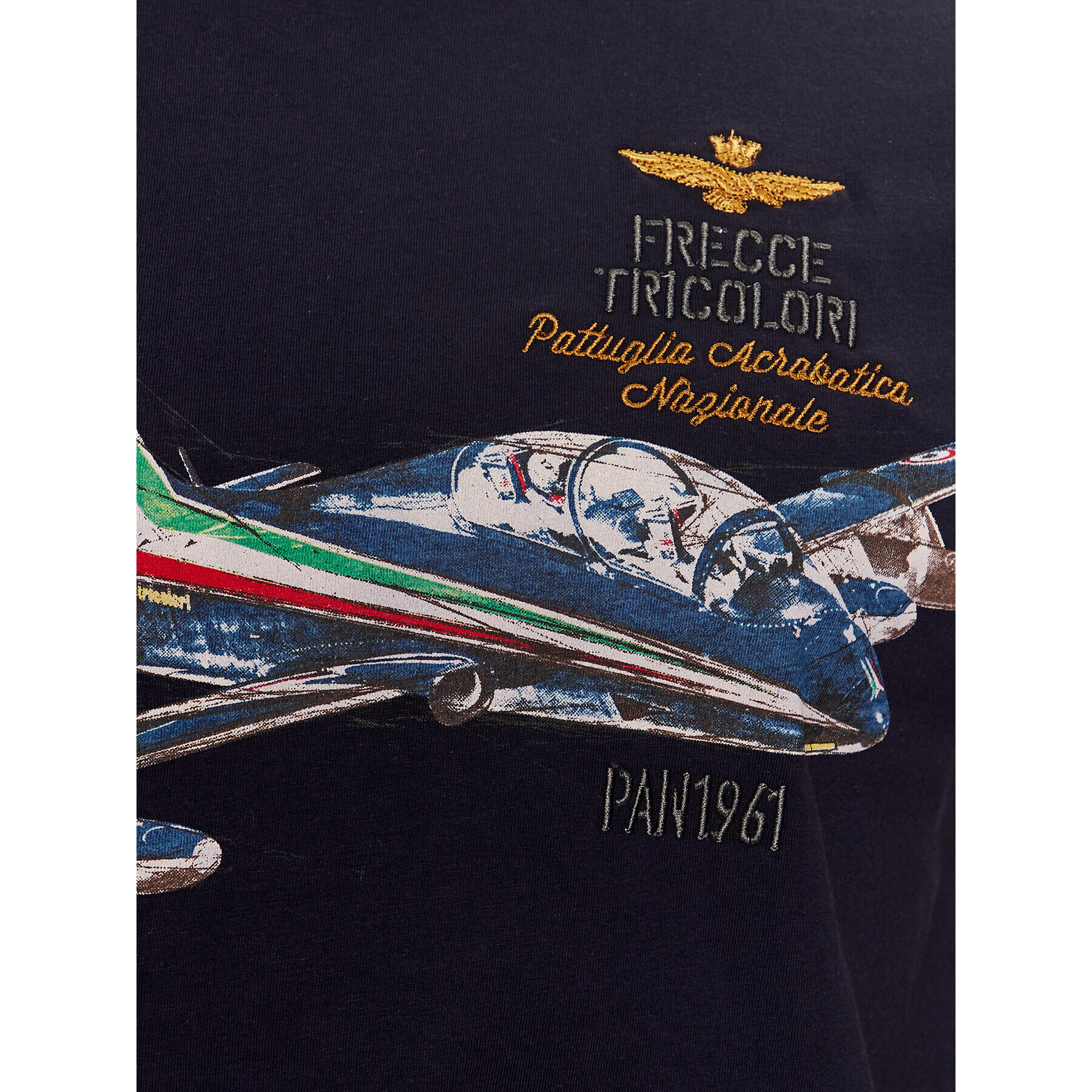 Aeronautica Militare T-Shirt 231TS2080J538 Tmavomodrá Regular Fit - Pepit.cz