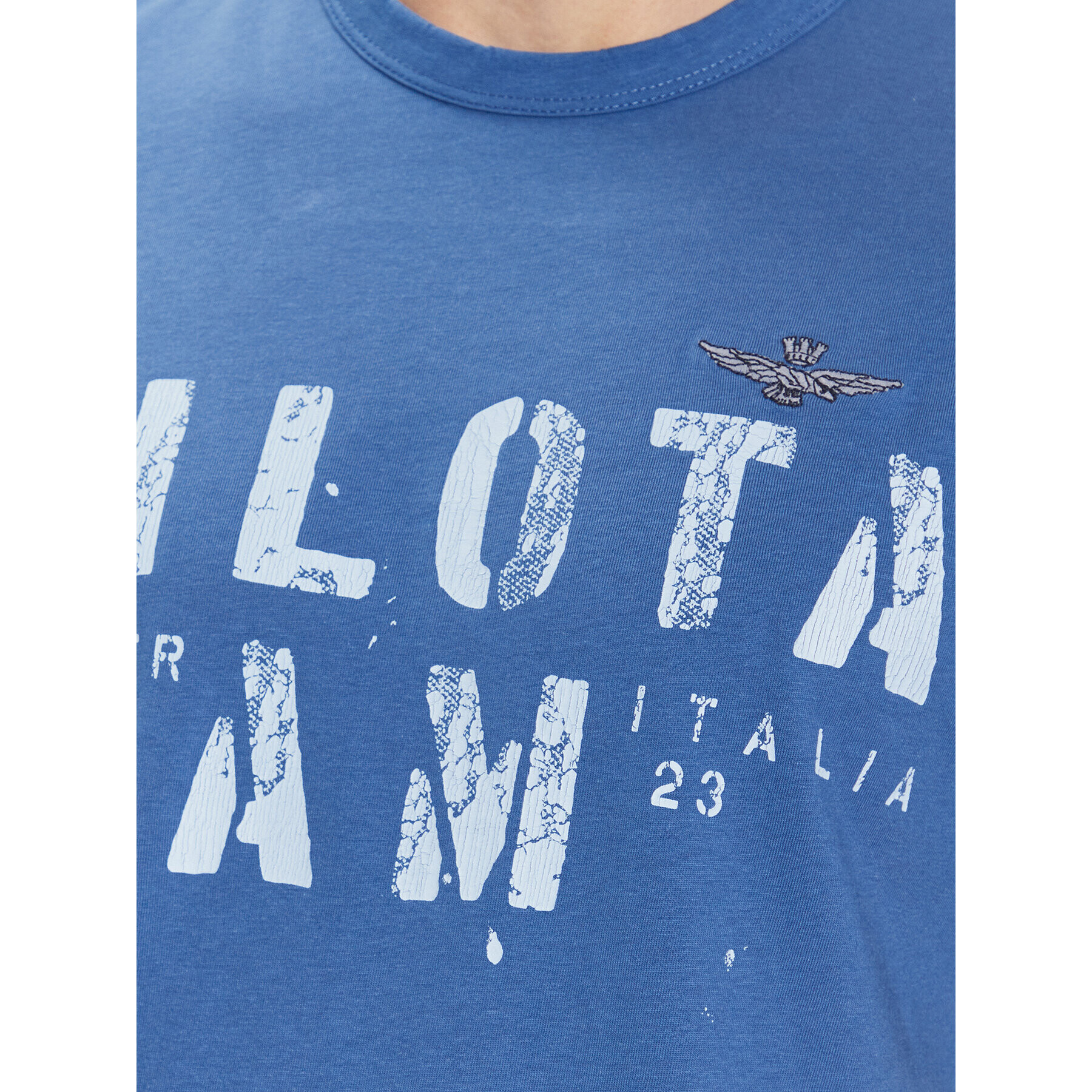 Aeronautica Militare T-Shirt 231TS2092J538 Modrá Regular Fit - Pepit.cz