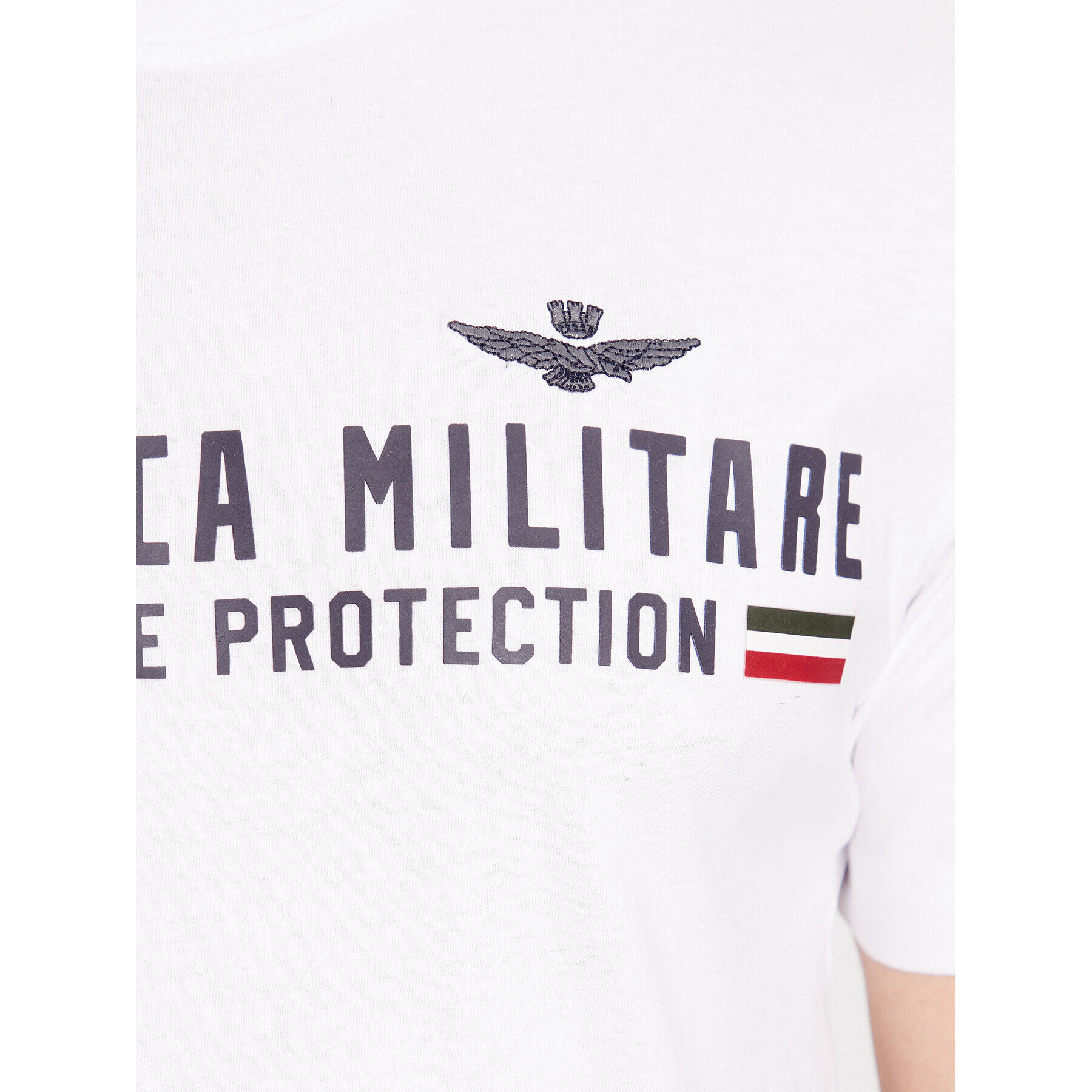 Aeronautica Militare T-Shirt 232TS1942J538 Bílá Regular Fit - Pepit.cz