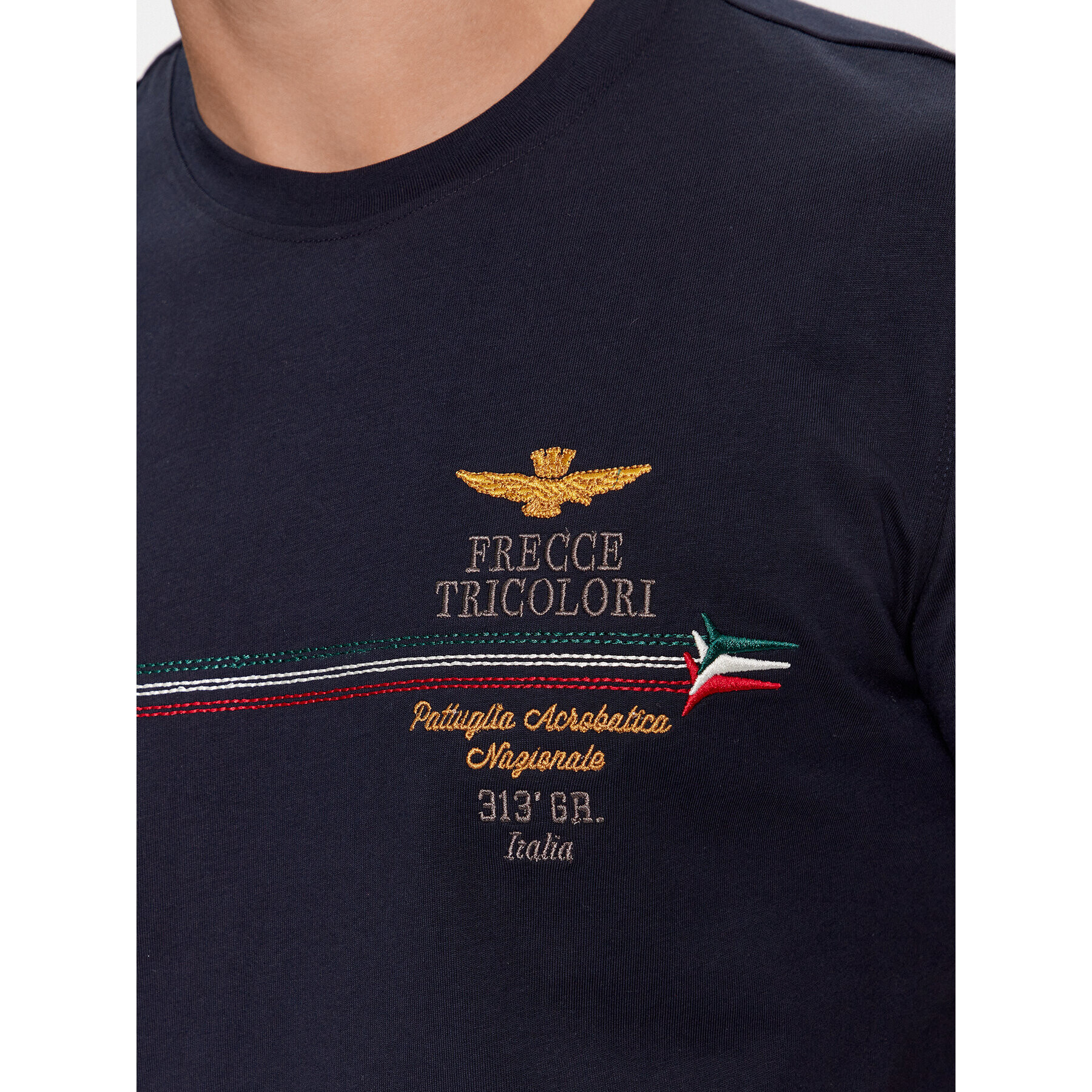 Aeronautica Militare T-Shirt 232TS2078J592 Tmavomodrá Regular Fit - Pepit.cz