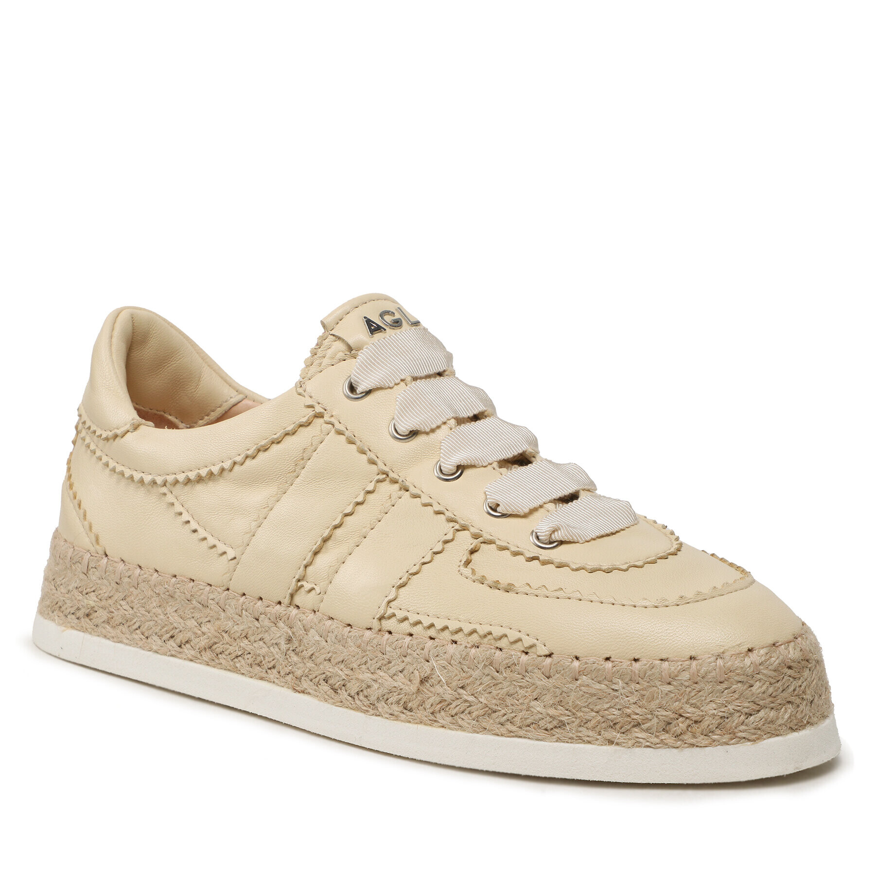 AGL Espadrilky Leda Rope D936107PISOFTY0241 Béžová - Pepit.cz