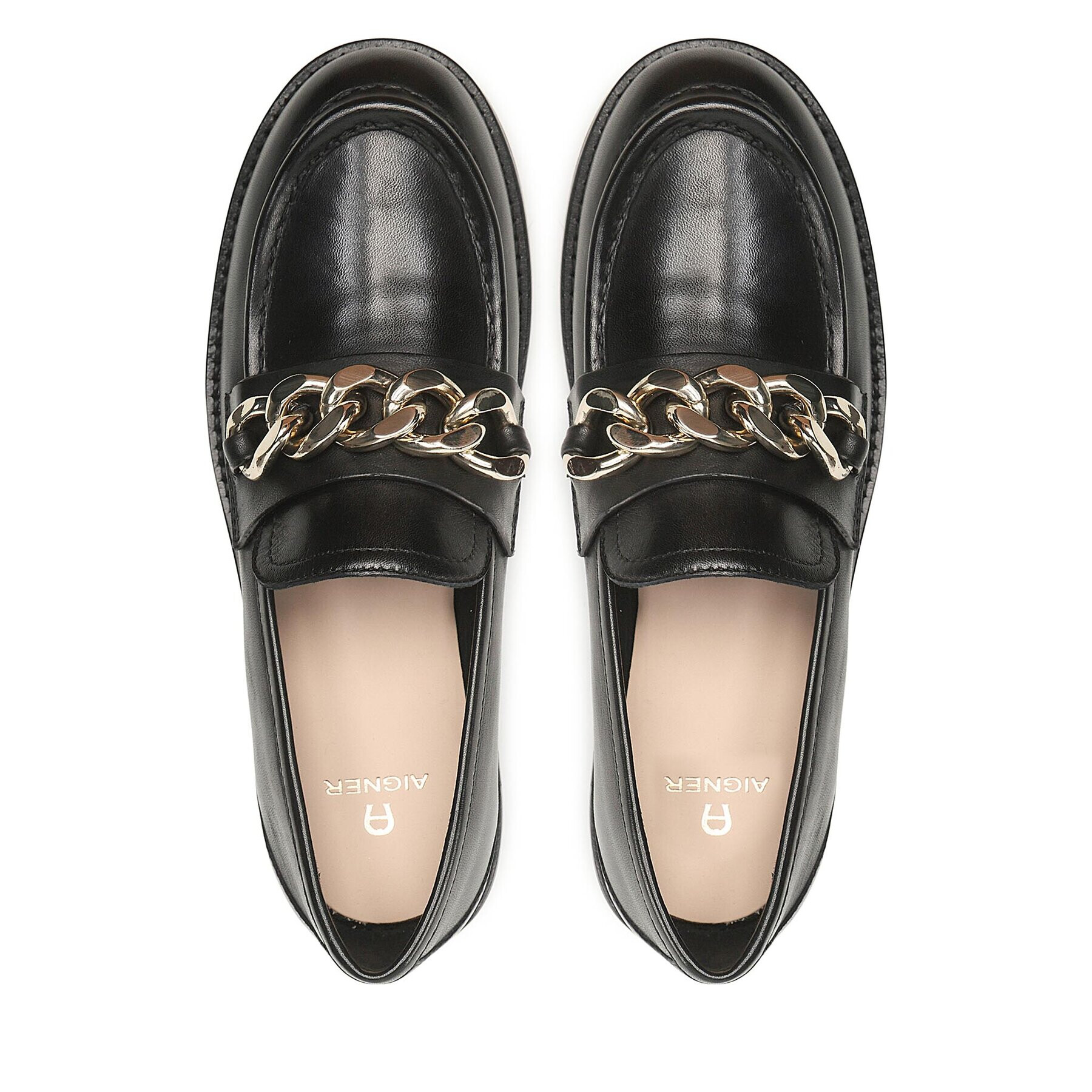 Aigner Loafersy Ava 35 1222105 Černá - Pepit.cz