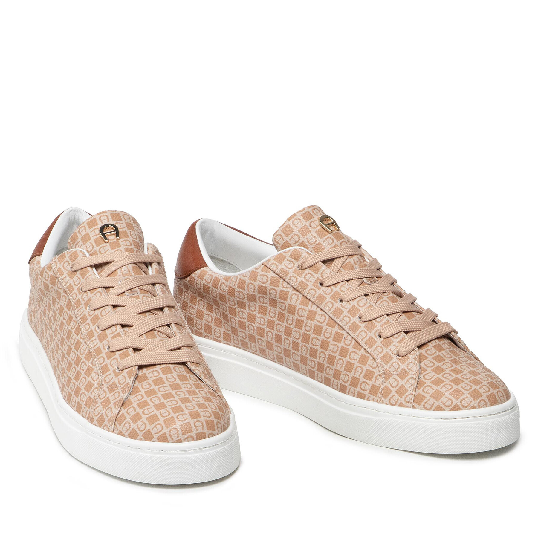 Aigner Sneakersy Diane 5B 1221700 Béžová - Pepit.cz