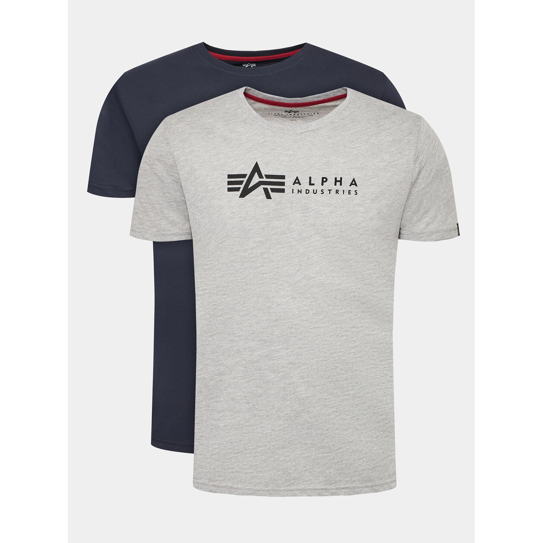 Alpha Industries 2-dílná sada T-shirts Alpha Label 118534 Barevná Regular Fit - Pepit.cz