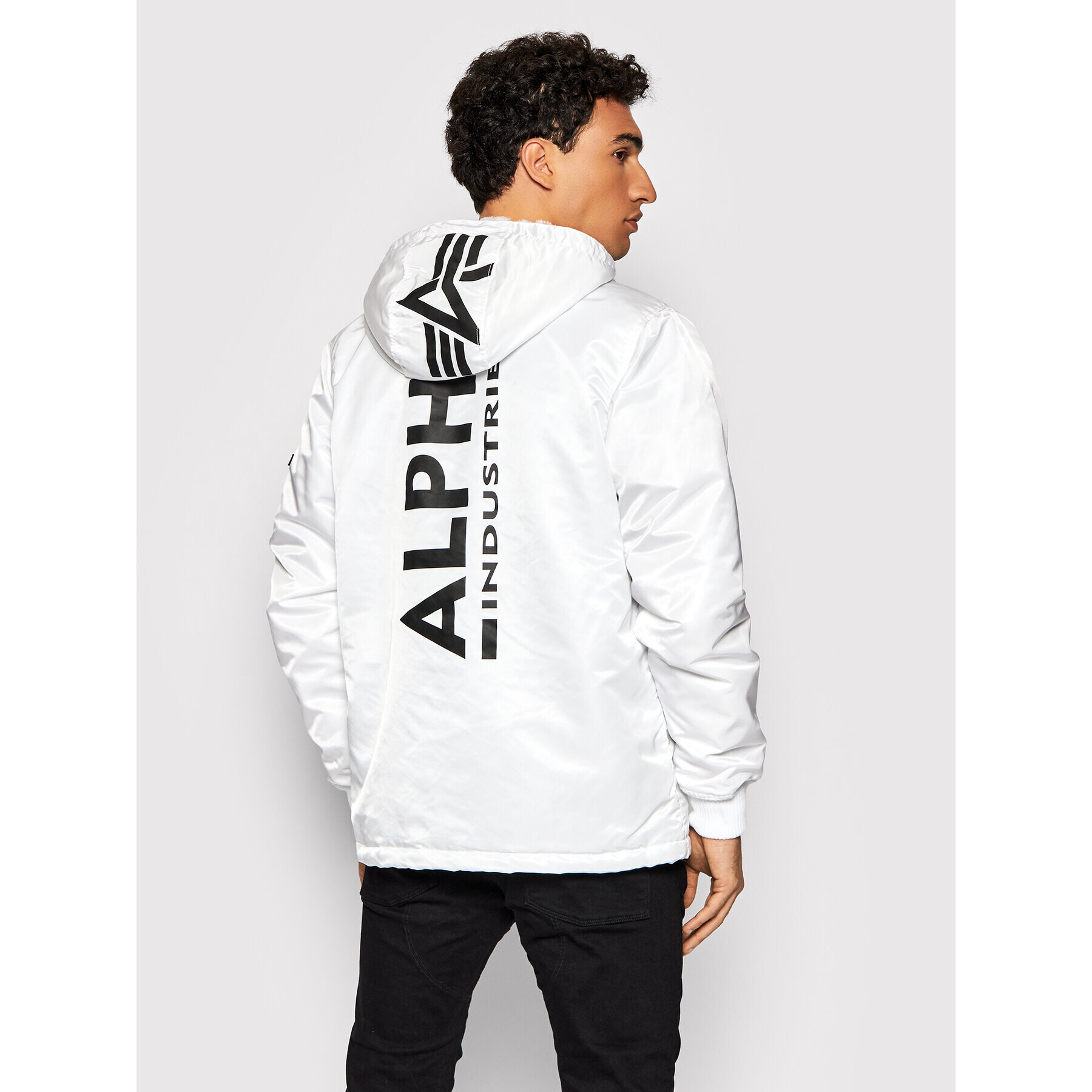 Alpha Industries Bunda anorak 118103 Bílá Regular Fit - Pepit.cz