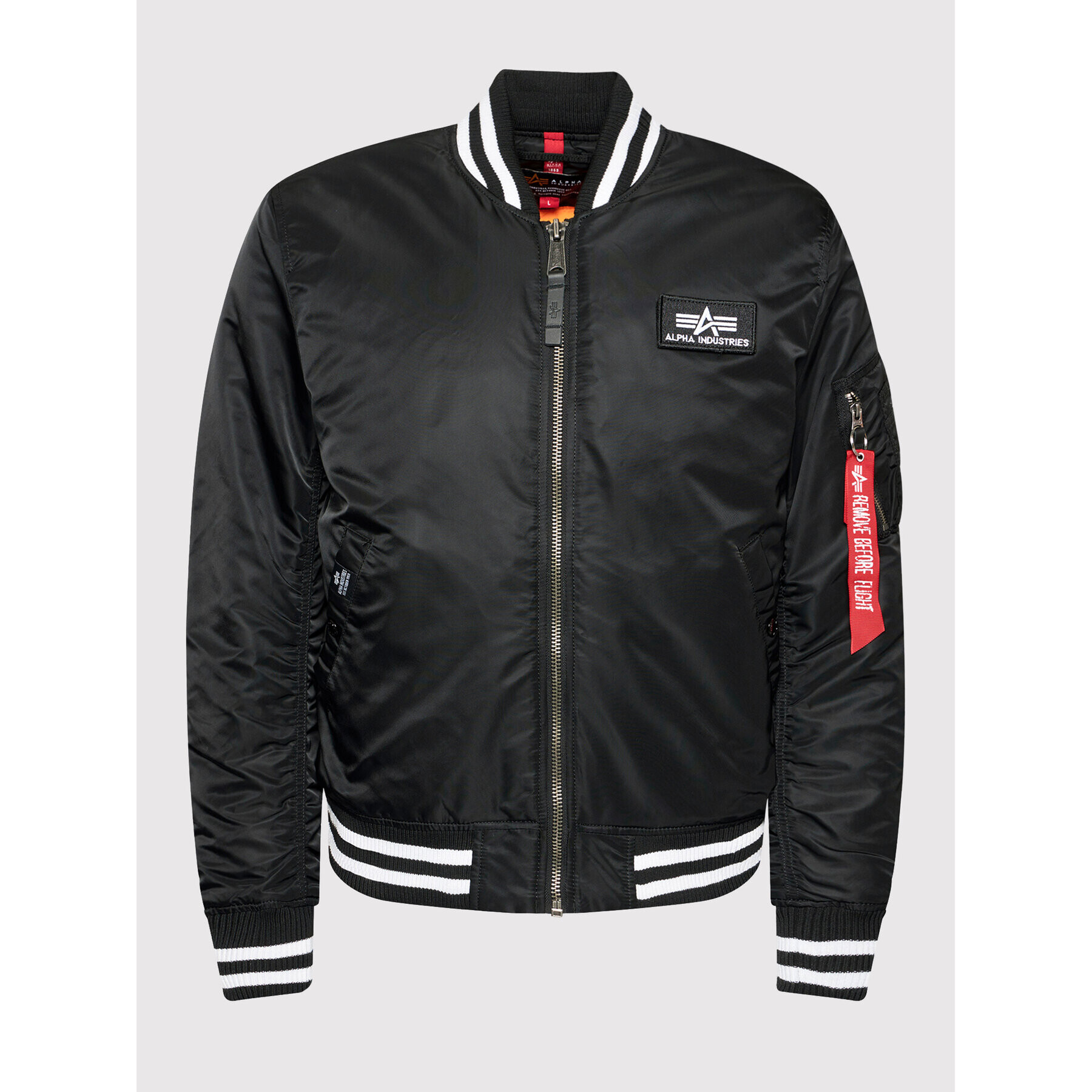 Alpha Industries Bunda bomber College 118112 Černá Regular Fit - Pepit.cz