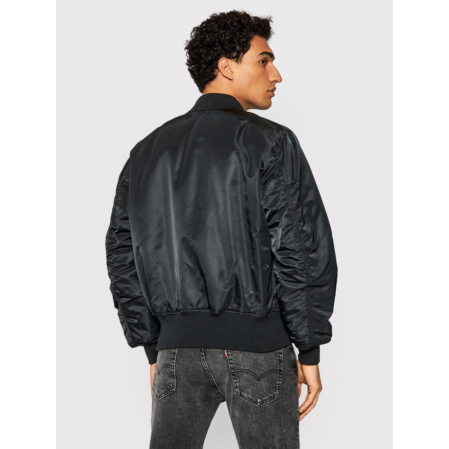 Alpha Industries Bunda bomber Ma-1 100101 Černá Regular Fit - Pepit.cz