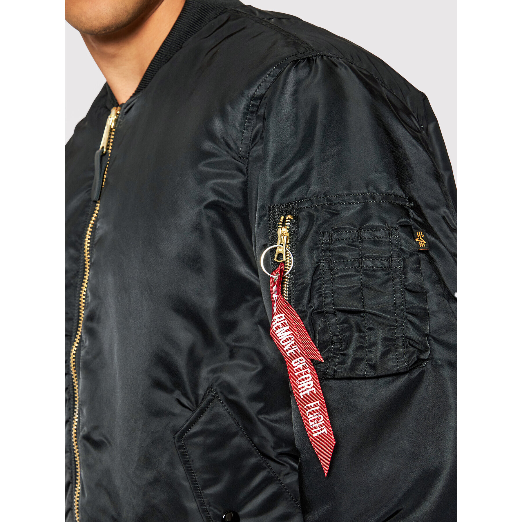 Alpha Industries Bunda bomber Ma-1 100101 Černá Regular Fit - Pepit.cz