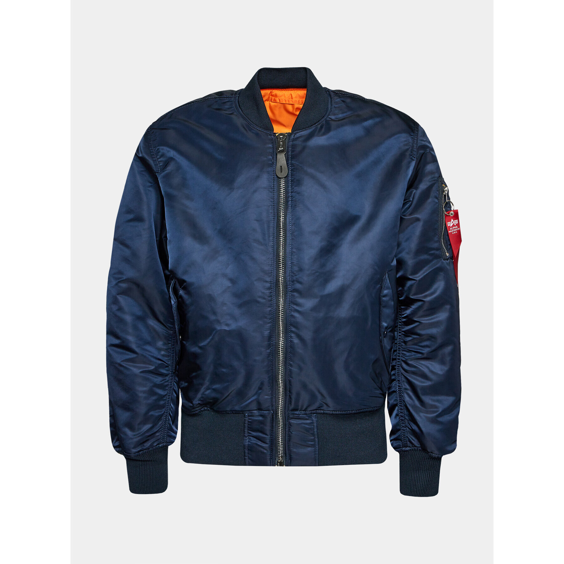 Alpha Industries Bunda bomber Ma-1 100101 Tmavomodrá Regular Fit - Pepit.cz