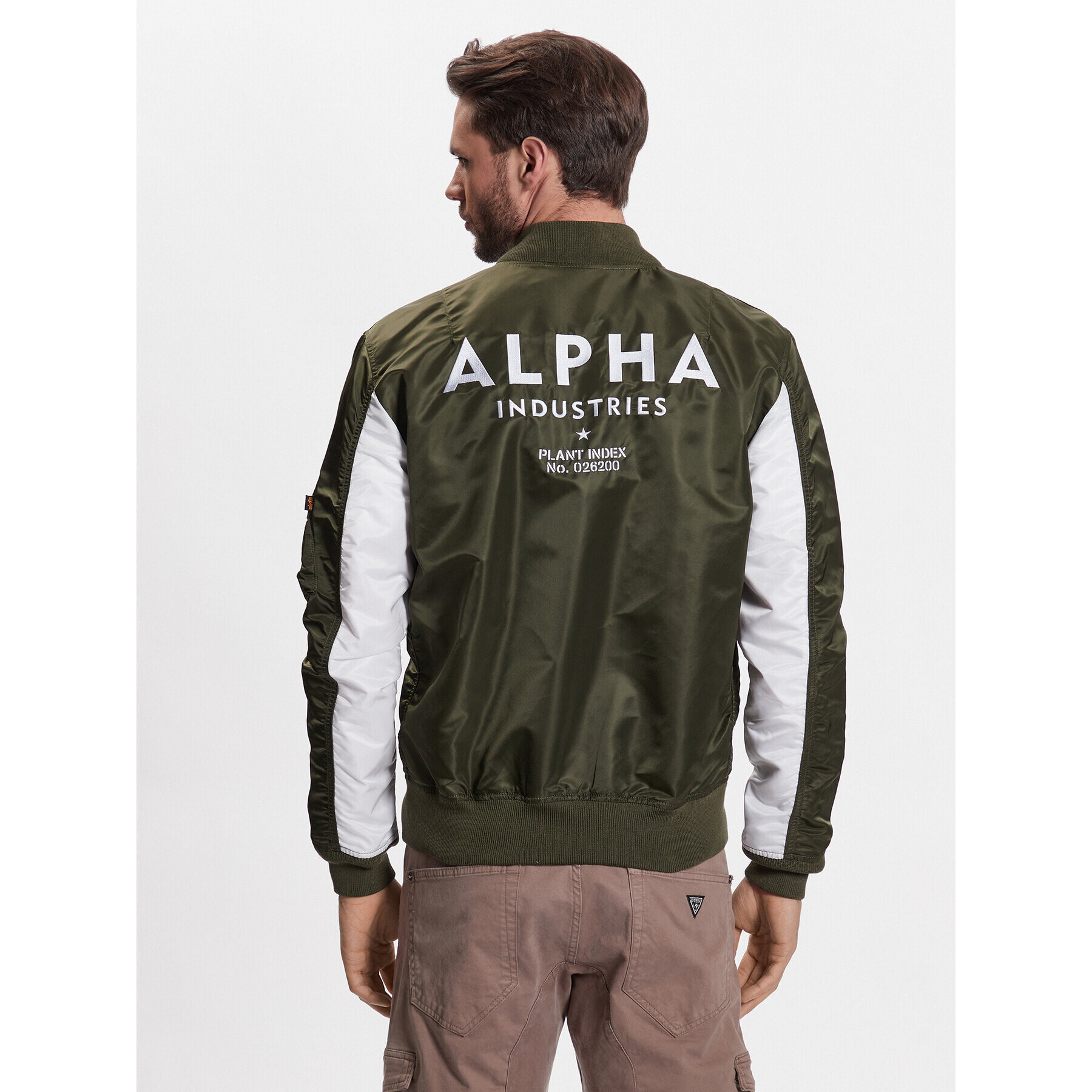 Alpha Industries Bunda bomber MA-1 196107 Zelená Regular Fit - Pepit.cz