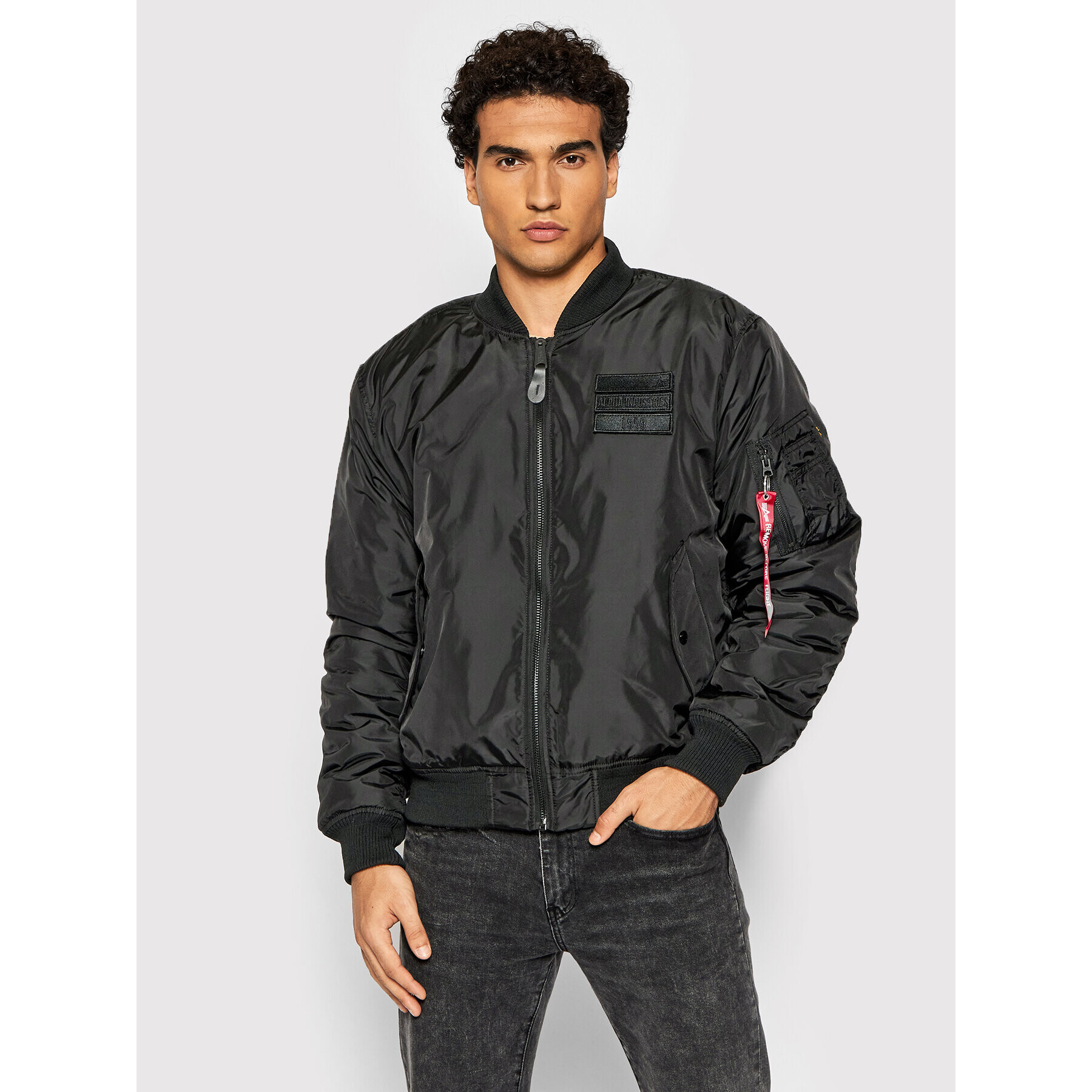 Alpha Industries Bunda bomber Ma-1 Flc Rev 198106 Černá Regular Fit - Pepit.cz