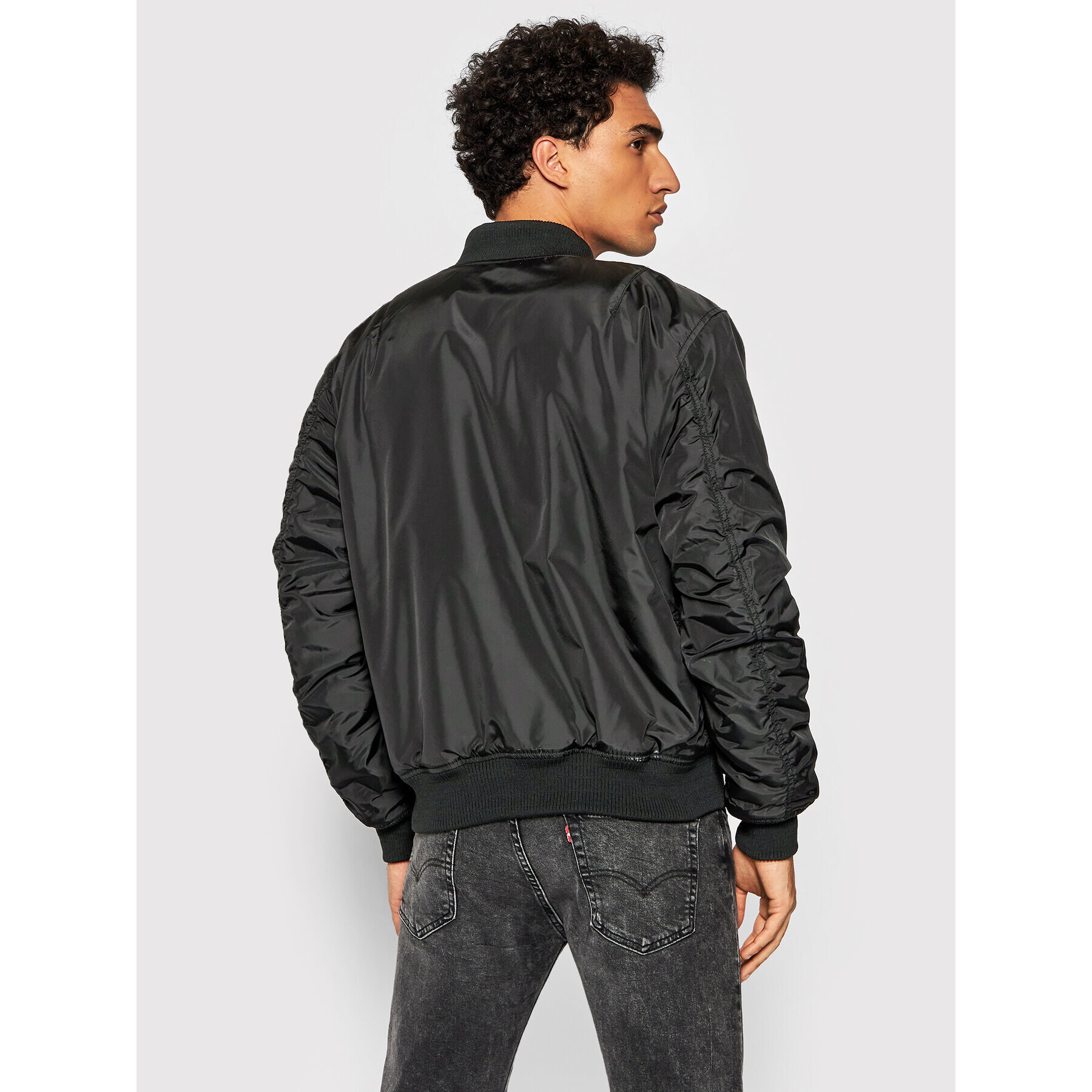 Alpha Industries Bunda bomber Ma-1 Flc Rev 198106 Černá Regular Fit - Pepit.cz