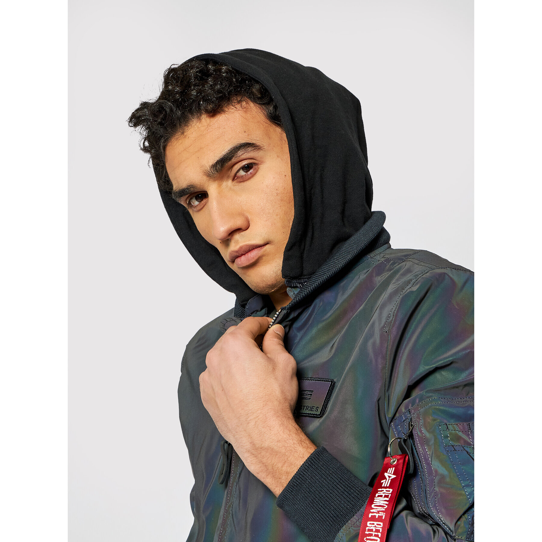 Alpha Industries Bunda bomber MA-1 LW HD 116107RR Šedá Regular Fit - Pepit.cz