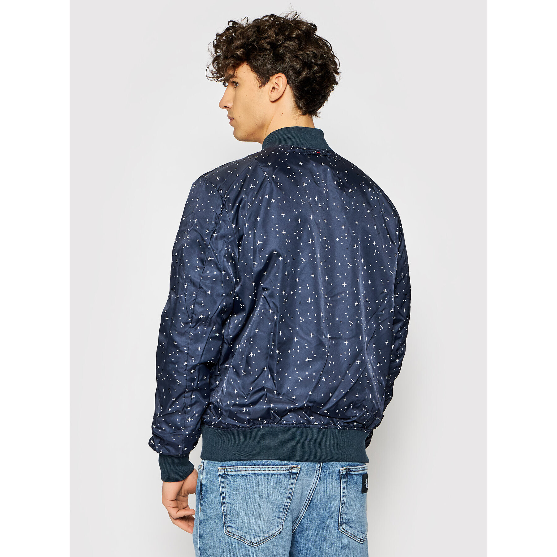 Alpha Industries Bunda bomber Ma-1 Nasa Reversible 186101 Tmavomodrá Regular Fit - Pepit.cz