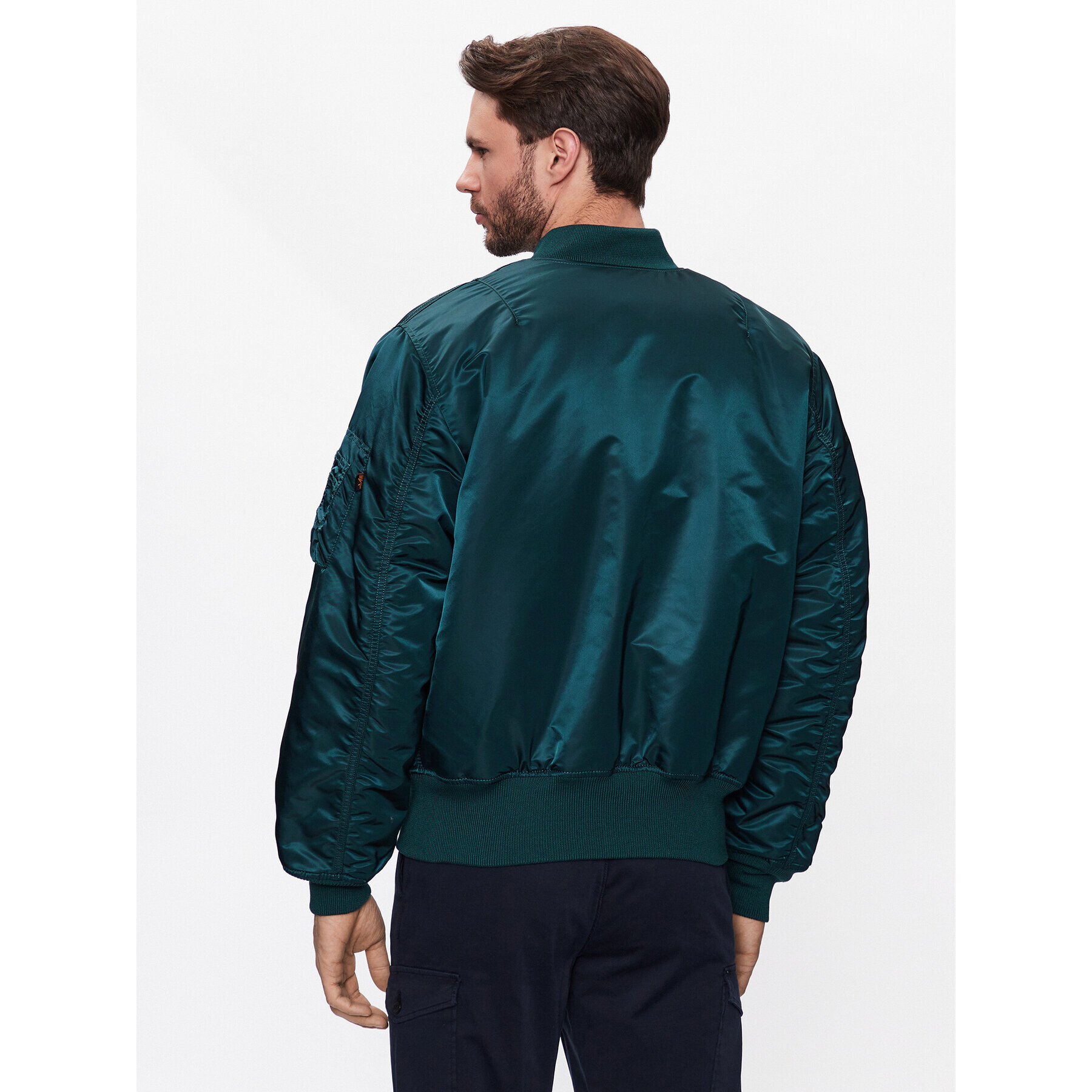 Alpha Industries Bunda bomber MA-1 100101 Tmavomodrá Oversize - Pepit.cz