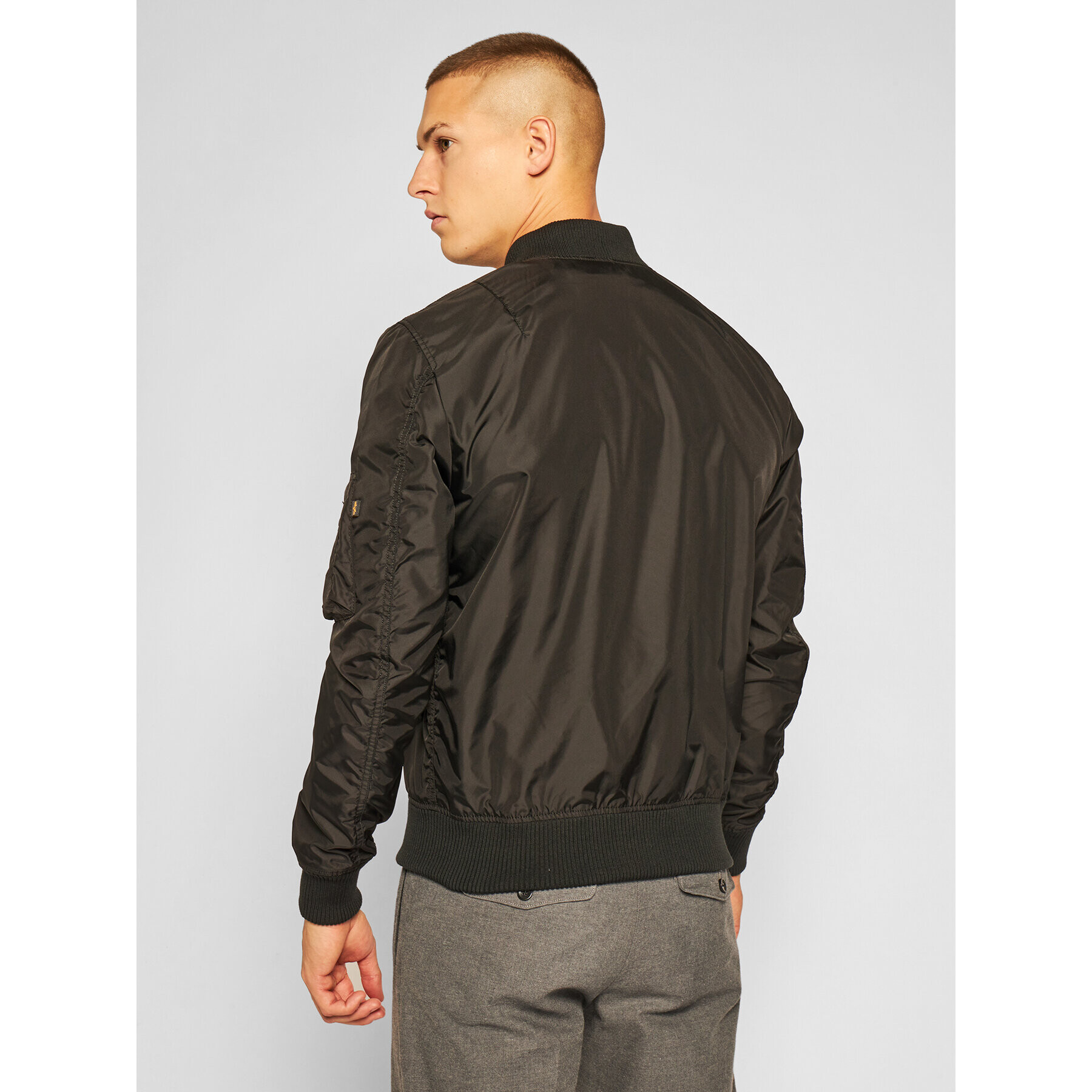 Alpha Industries Bunda bomber Ma-1 191103 Černá Regular Fit - Pepit.cz