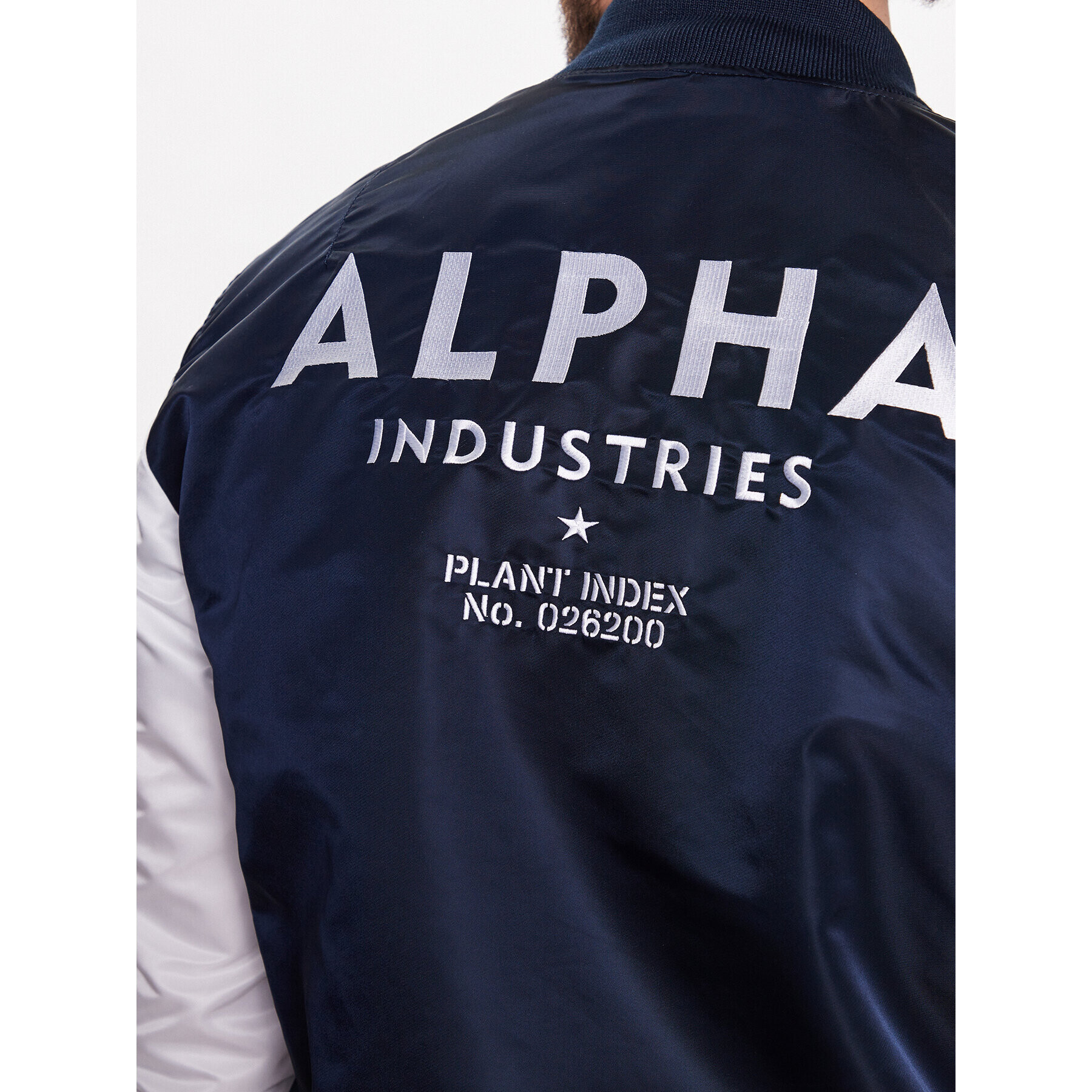 Alpha Industries Bunda bomber MA-1 196107 Modrá Regular Fit - Pepit.cz