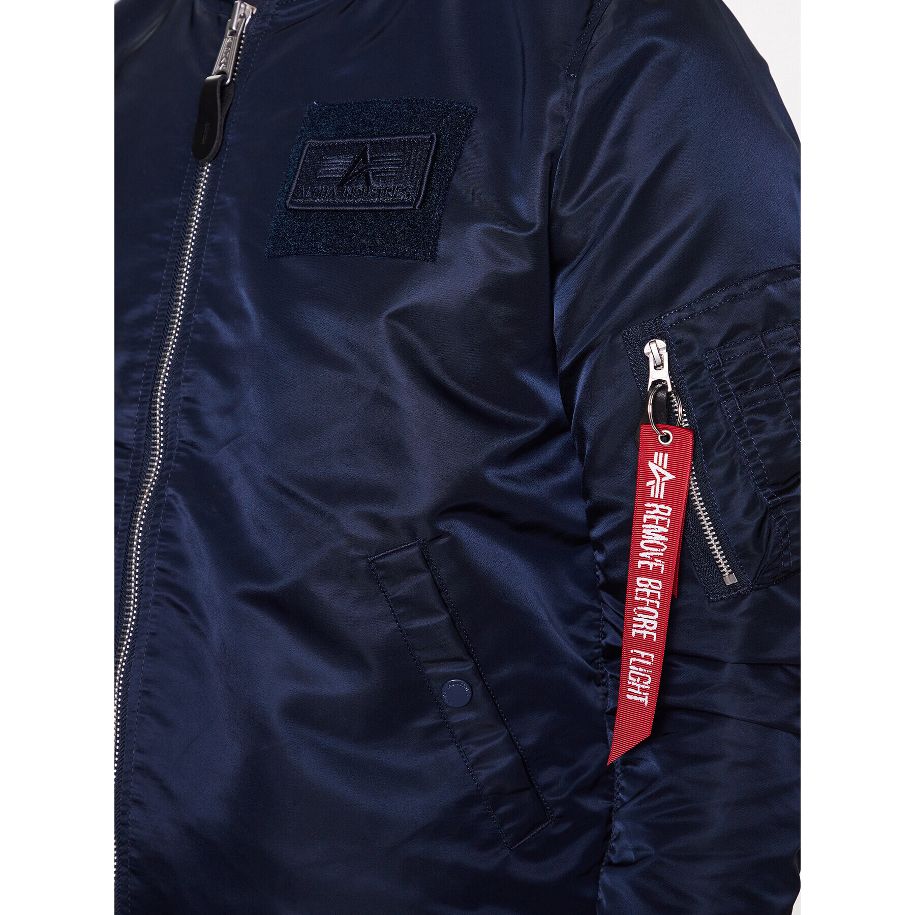 Alpha Industries Bunda bomber MA-1 196107 Modrá Regular Fit - Pepit.cz