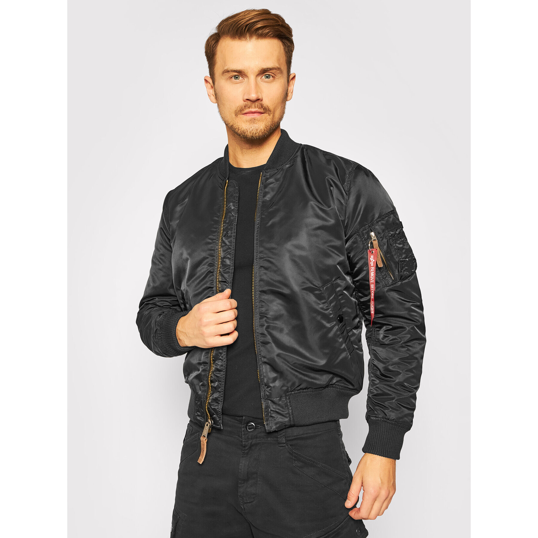 Alpha Industries Bunda bomber Ma-1 Vf 59 191118 Černá Slim Fit - Pepit.cz