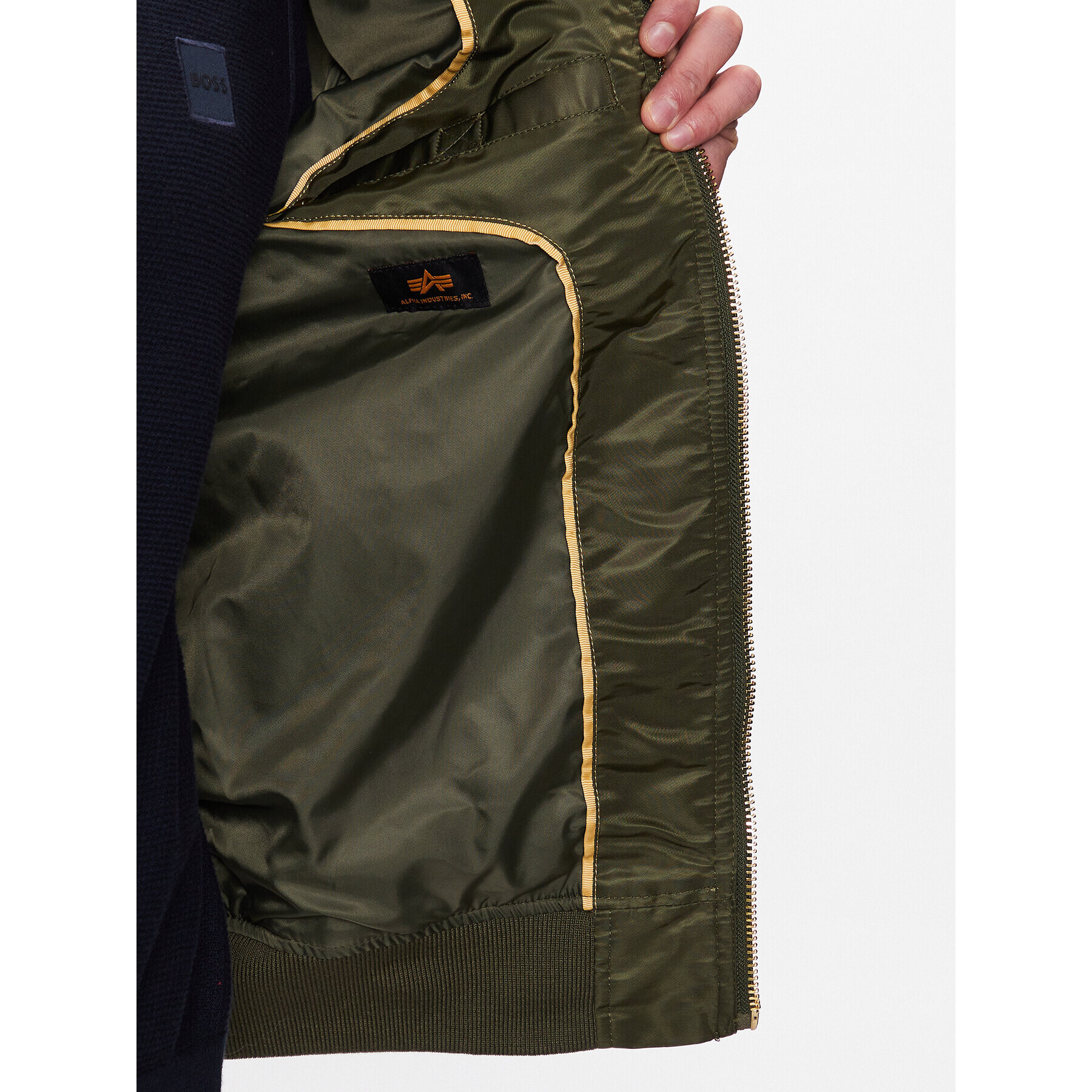 Alpha Industries Bunda bomber MA-1 156101 Zelená Regular Fit - Pepit.cz