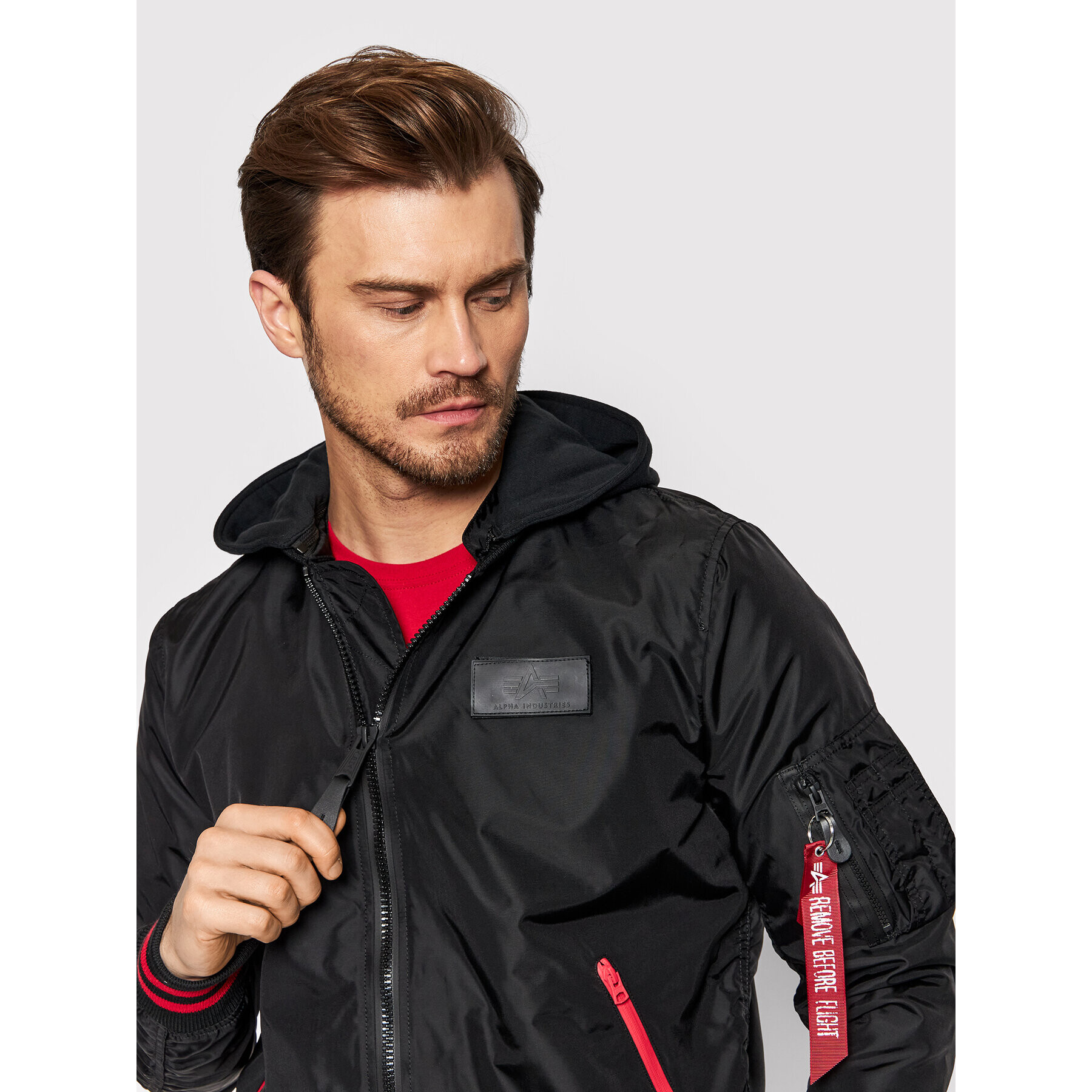 Alpha Industries Bunda bomber Ma-1Tt 126108 Černá Regular Fit - Pepit.cz