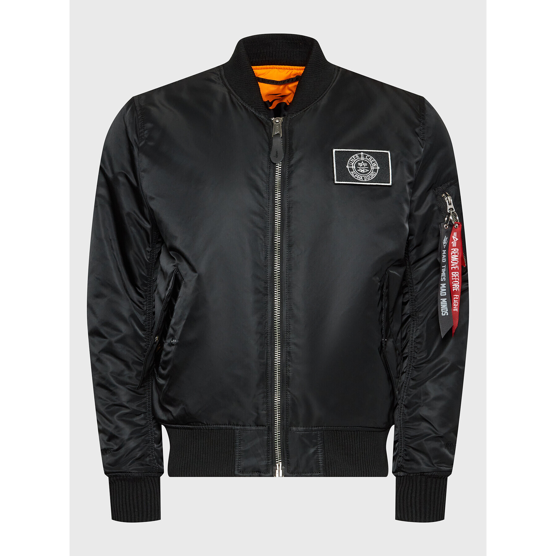 Alpha Industries Bunda bomber UNFAIR MA-1 VF 59 118126 Černá Regular Fit - Pepit.cz