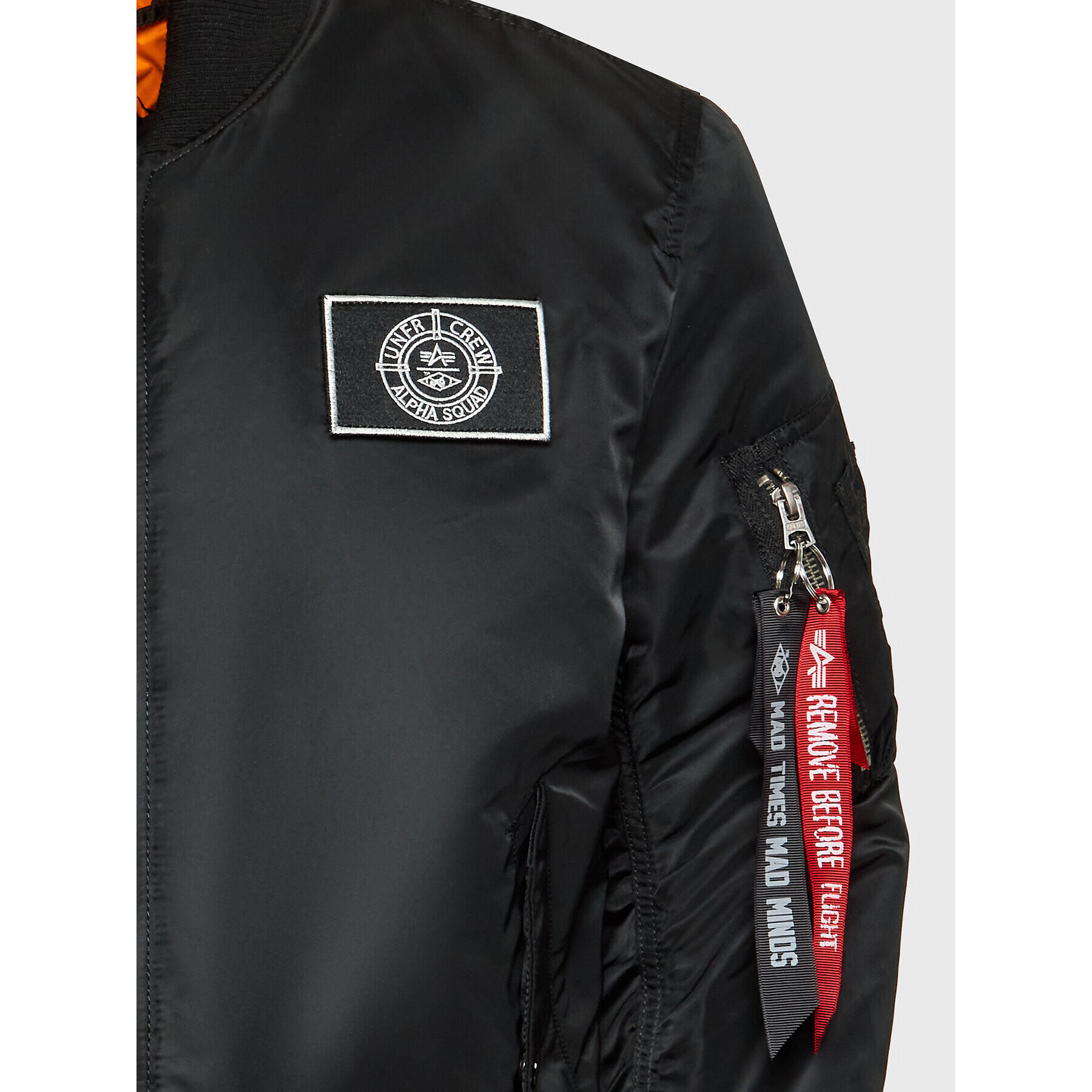 Alpha Industries Bunda bomber UNFAIR MA-1 VF 59 118126 Černá Regular Fit - Pepit.cz