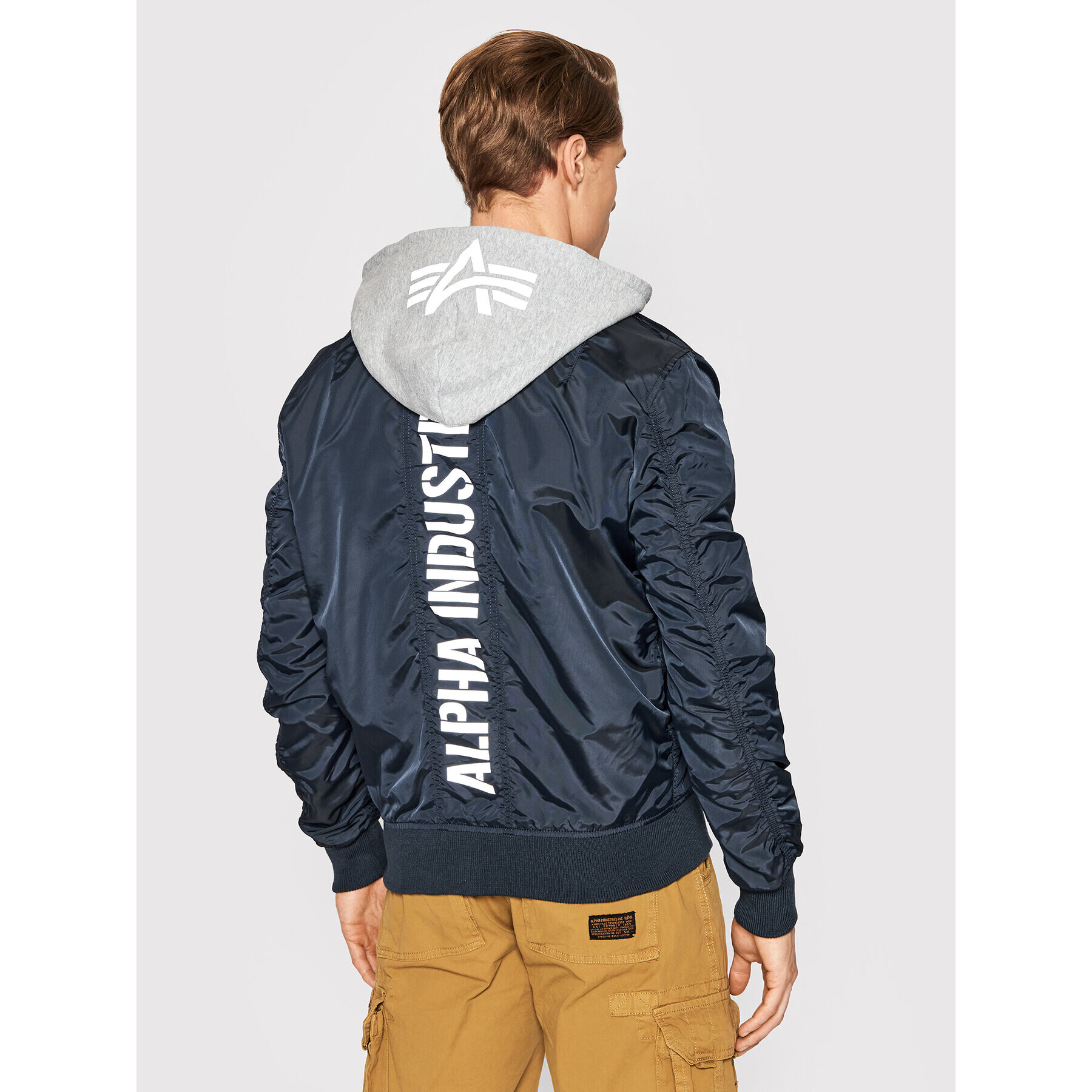 Alpha Industries Bunda pro přechodné období Ma-1 Tt 106103 Tmavomodrá Regular Fit - Pepit.cz