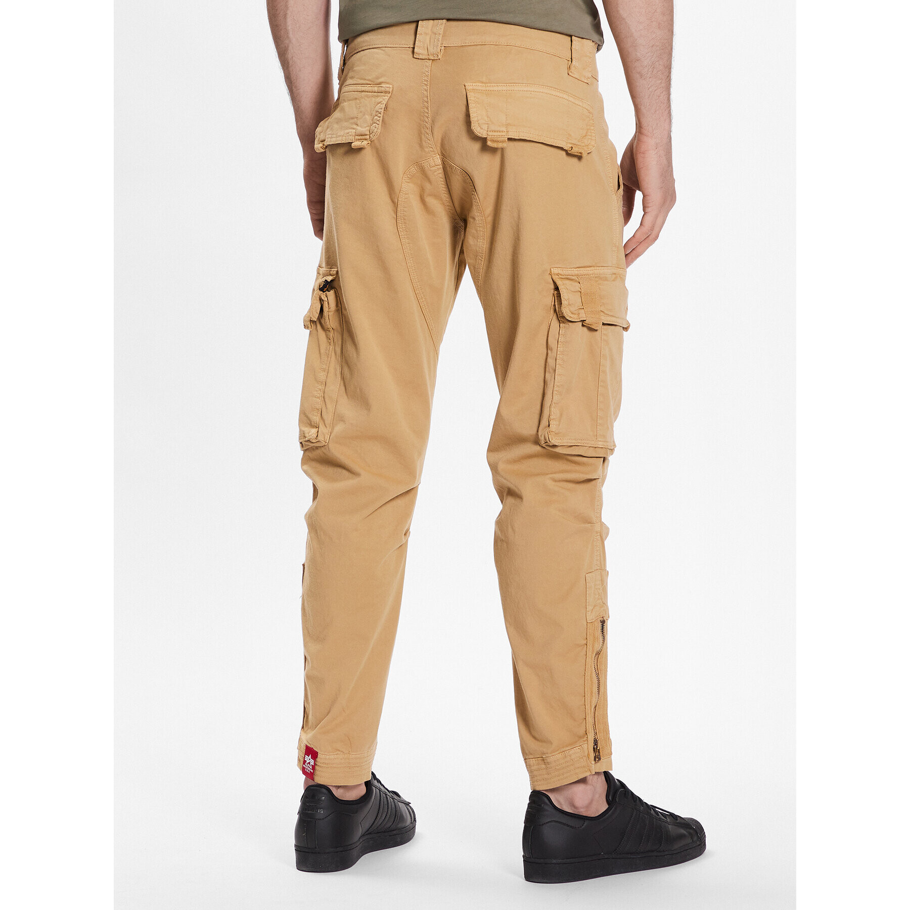 Alpha Industries Kalhoty z materiálu Task Force 106203 Béžová Tapered Fit - Pepit.cz