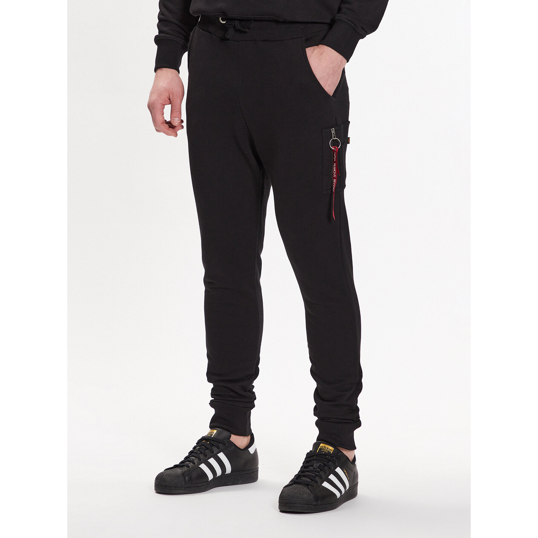 Alpha Industries Jeansy X-Fit Slim Cargo Pant Černá Slim Fit - Pepit.cz