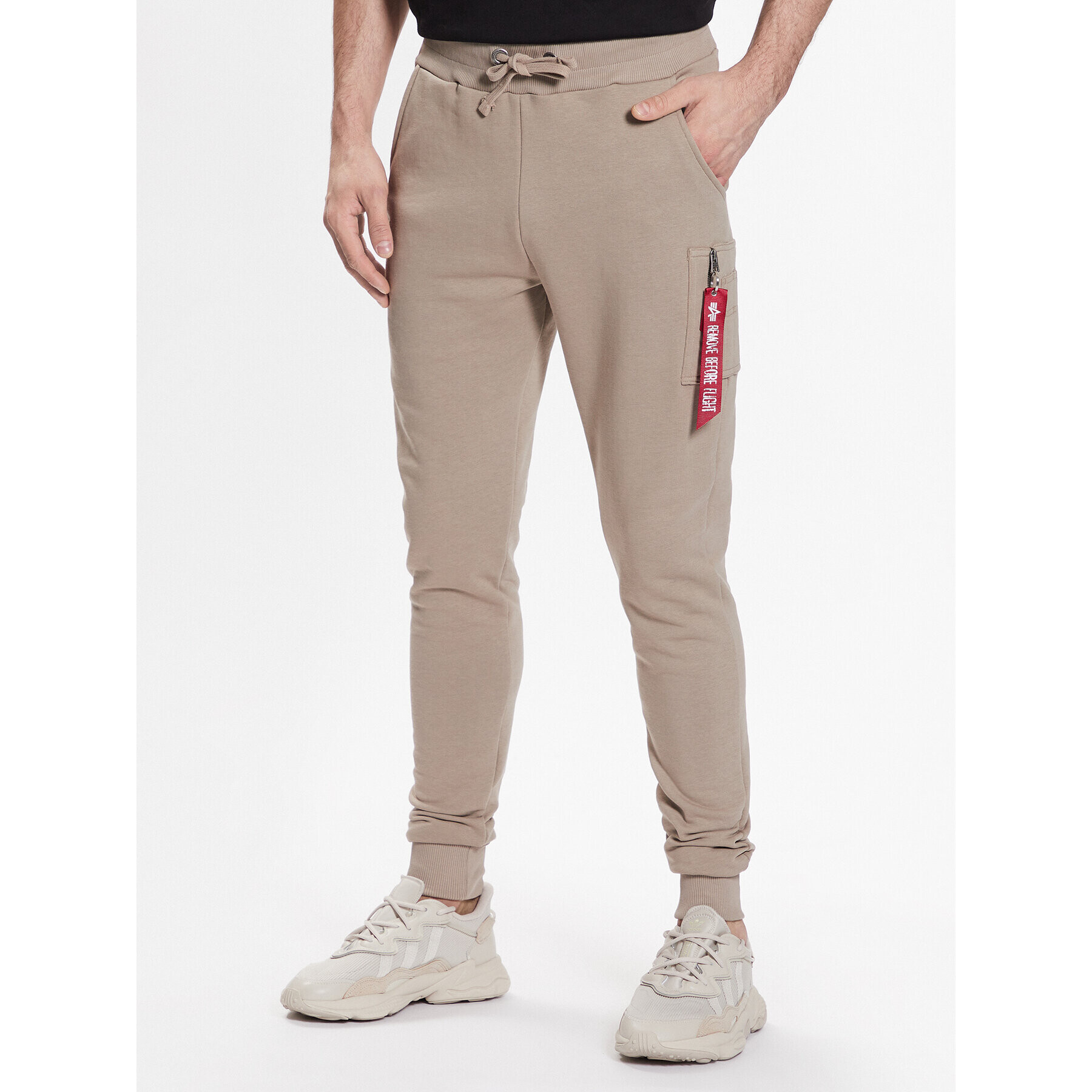 Alpha Industries Teplákové kalhoty X-Fit Slim 178333 Béžová Slim Fit - Pepit.cz