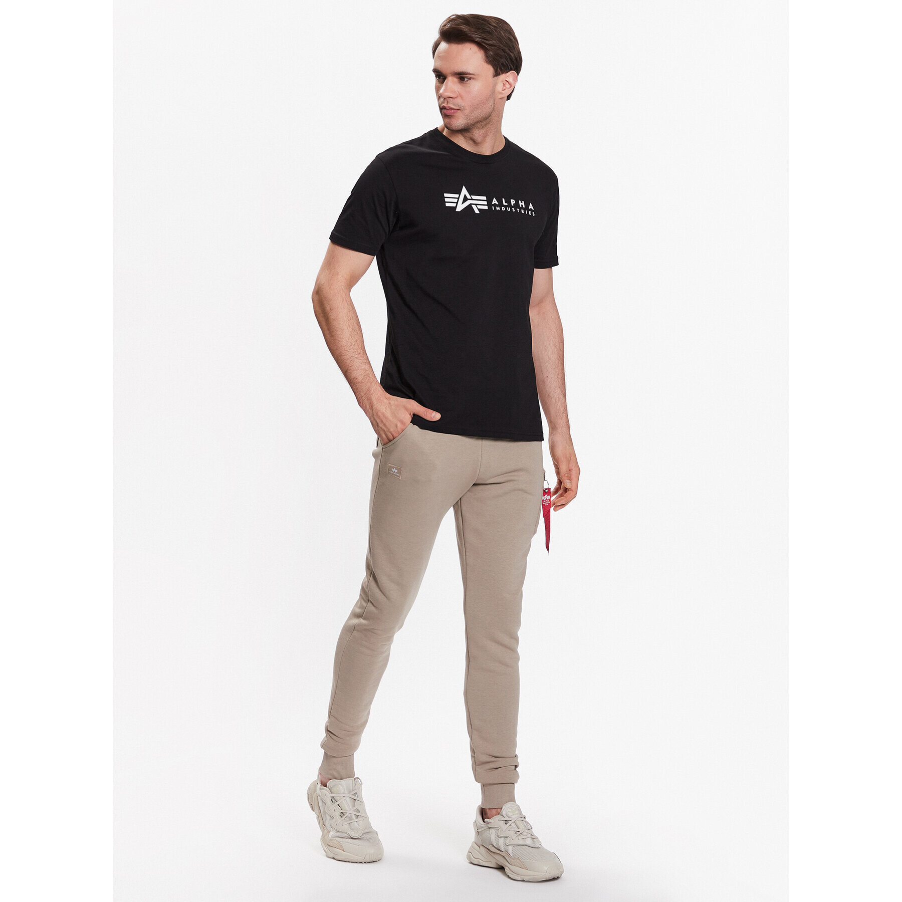 Alpha Industries Teplákové kalhoty X-Fit Slim 178333 Béžová Slim Fit - Pepit.cz