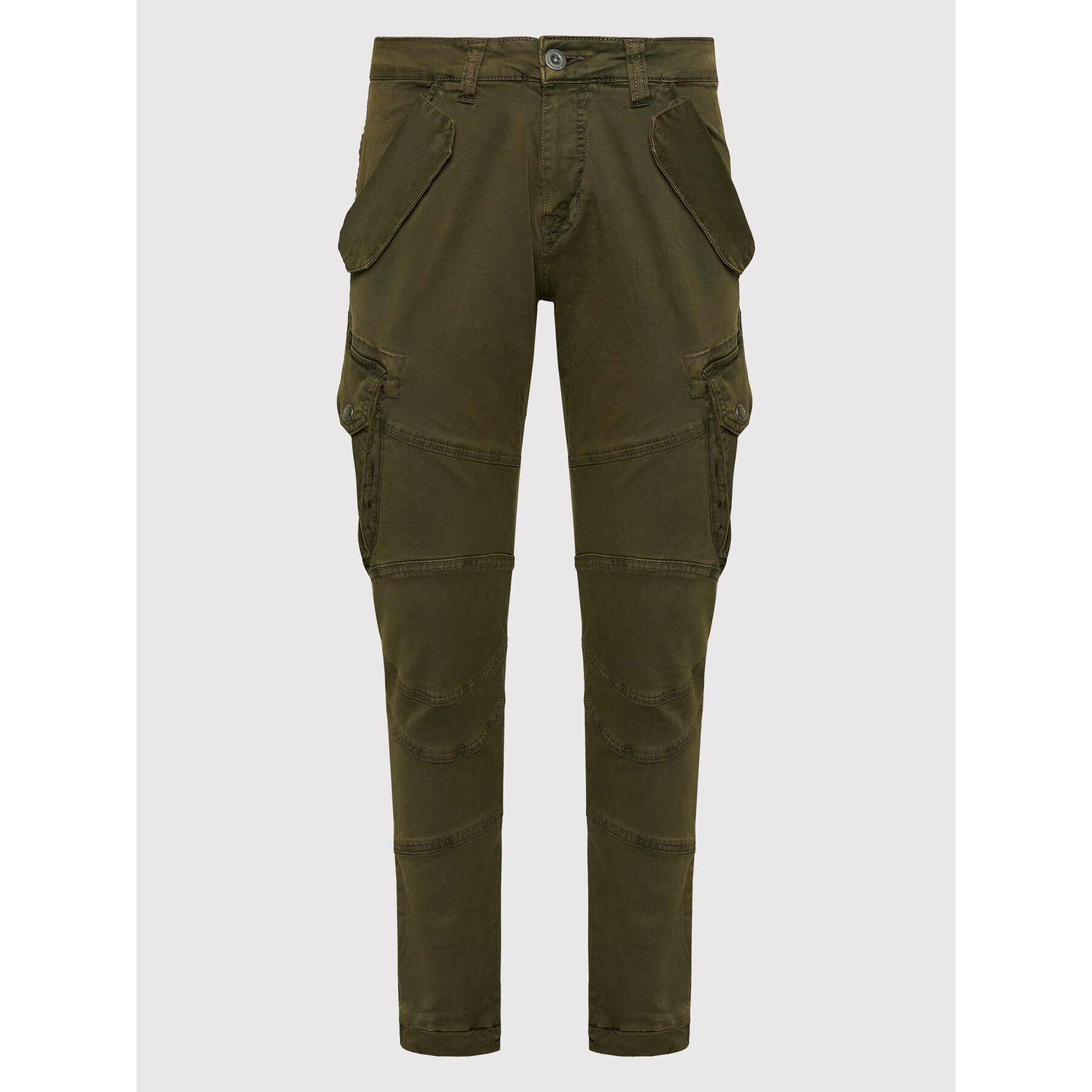 Alpha Industries Kalhoty z materiálu Combat 126215 Zelená Slim Fit - Pepit.cz